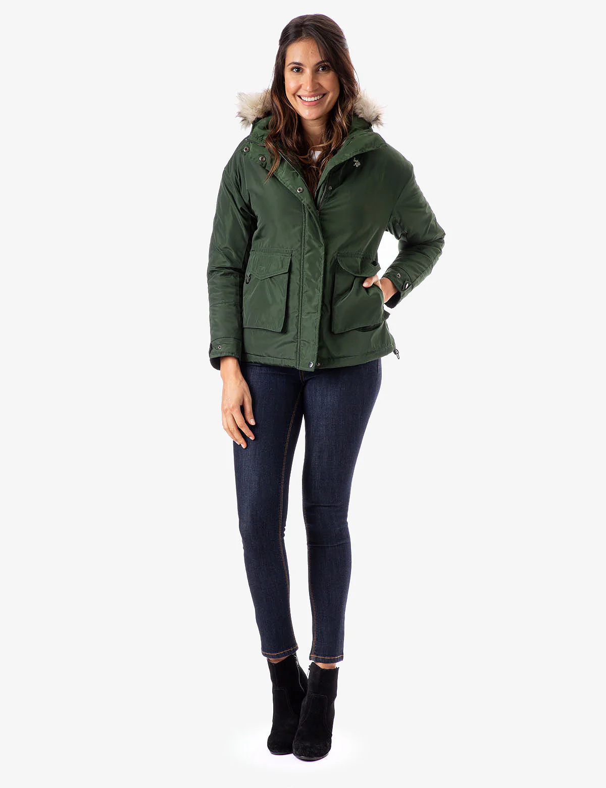 ANORAK FUR HOODED JACKET - Image 3