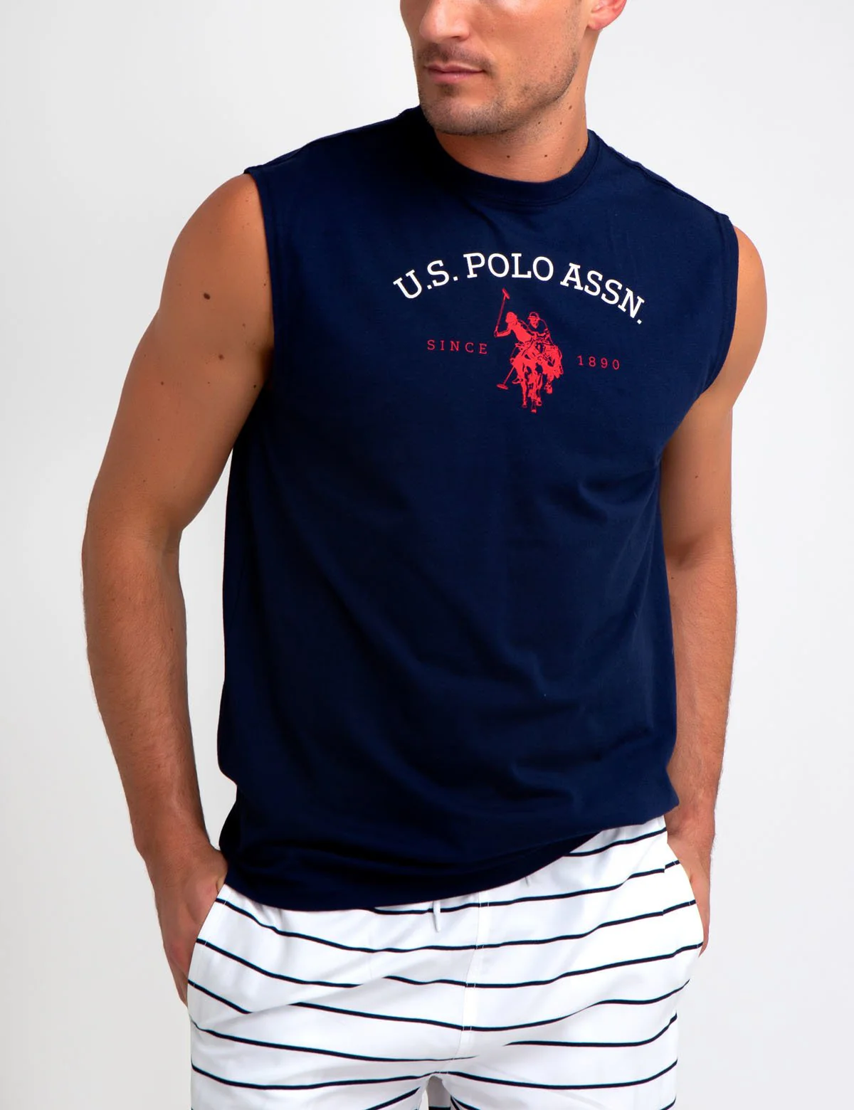 ARCHED LOGO MUSCLE T-SHIRT - Image 7