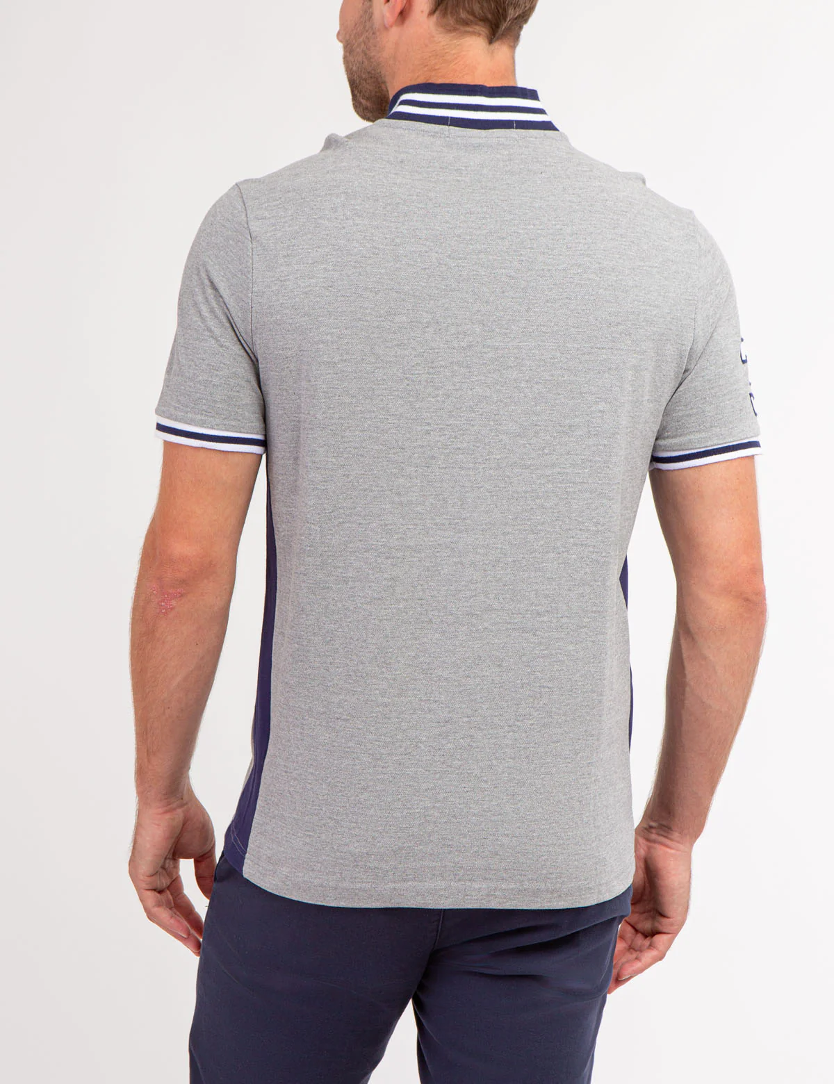 BASEBALL COLLAR PIQUE POLO SHIRT - Image 5