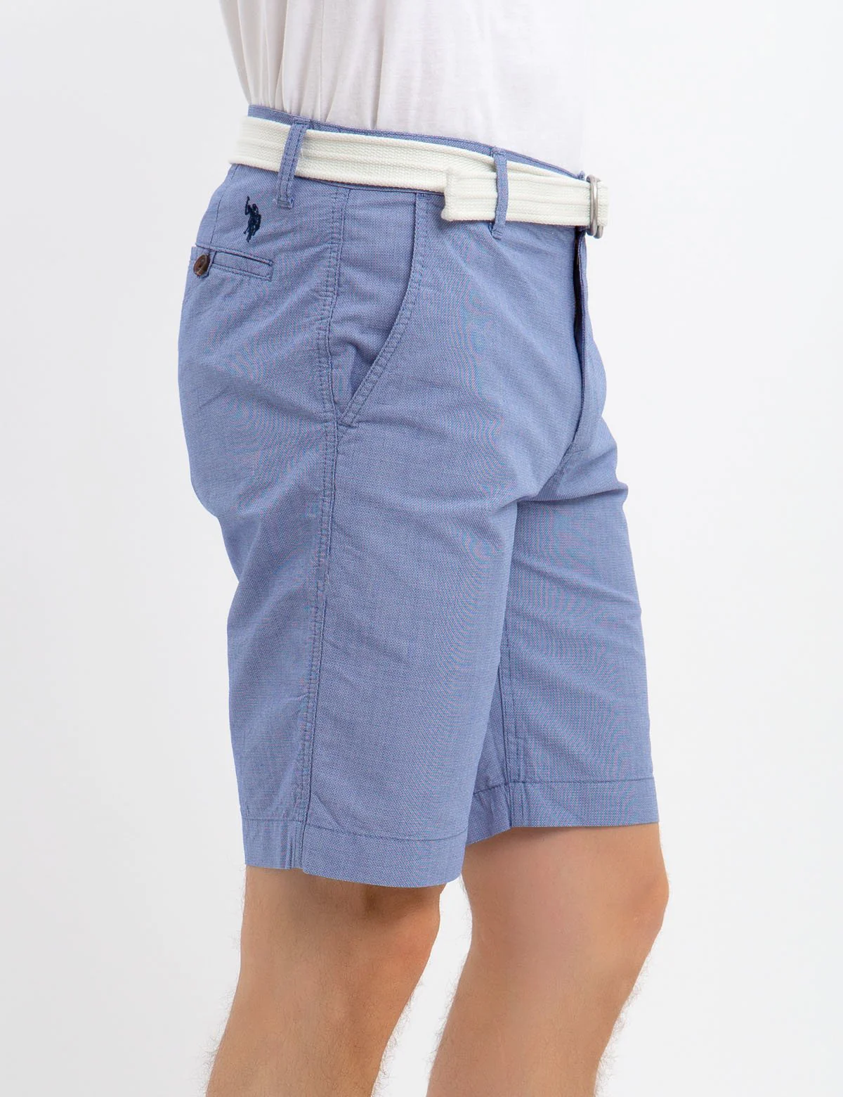 BELTED DOBBY HARTFORD SHORTS - Image 5