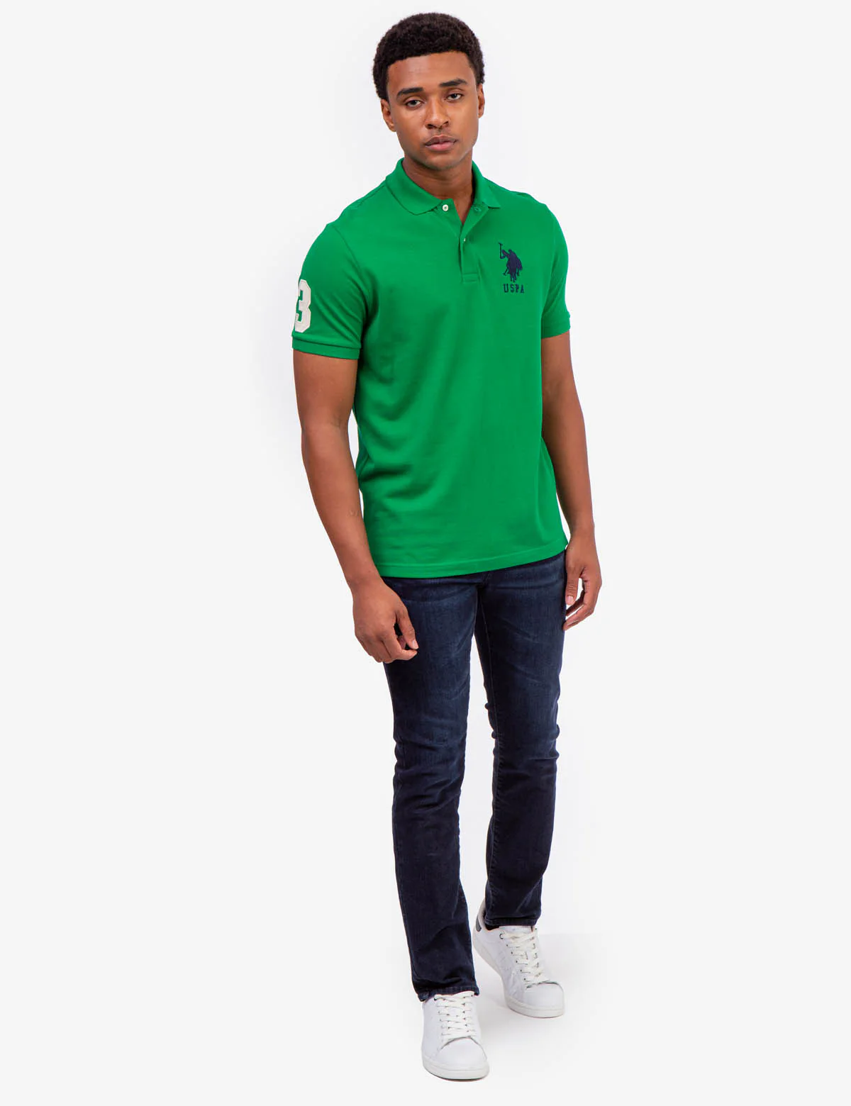 BIG LOGO SOLID POLO SHIRT - Image 30
