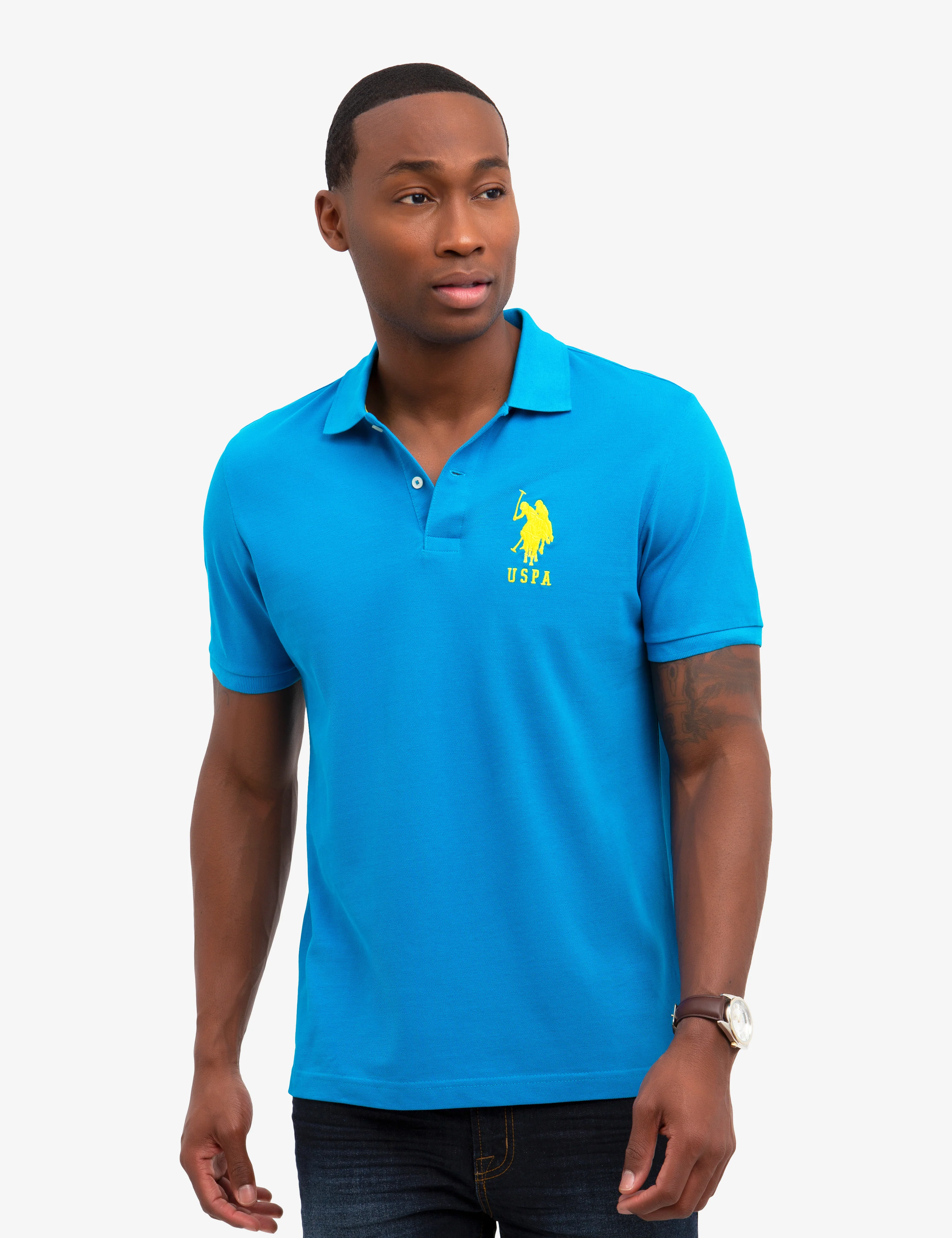 BIG LOGO SOLID POLO SHIRT - Image 34