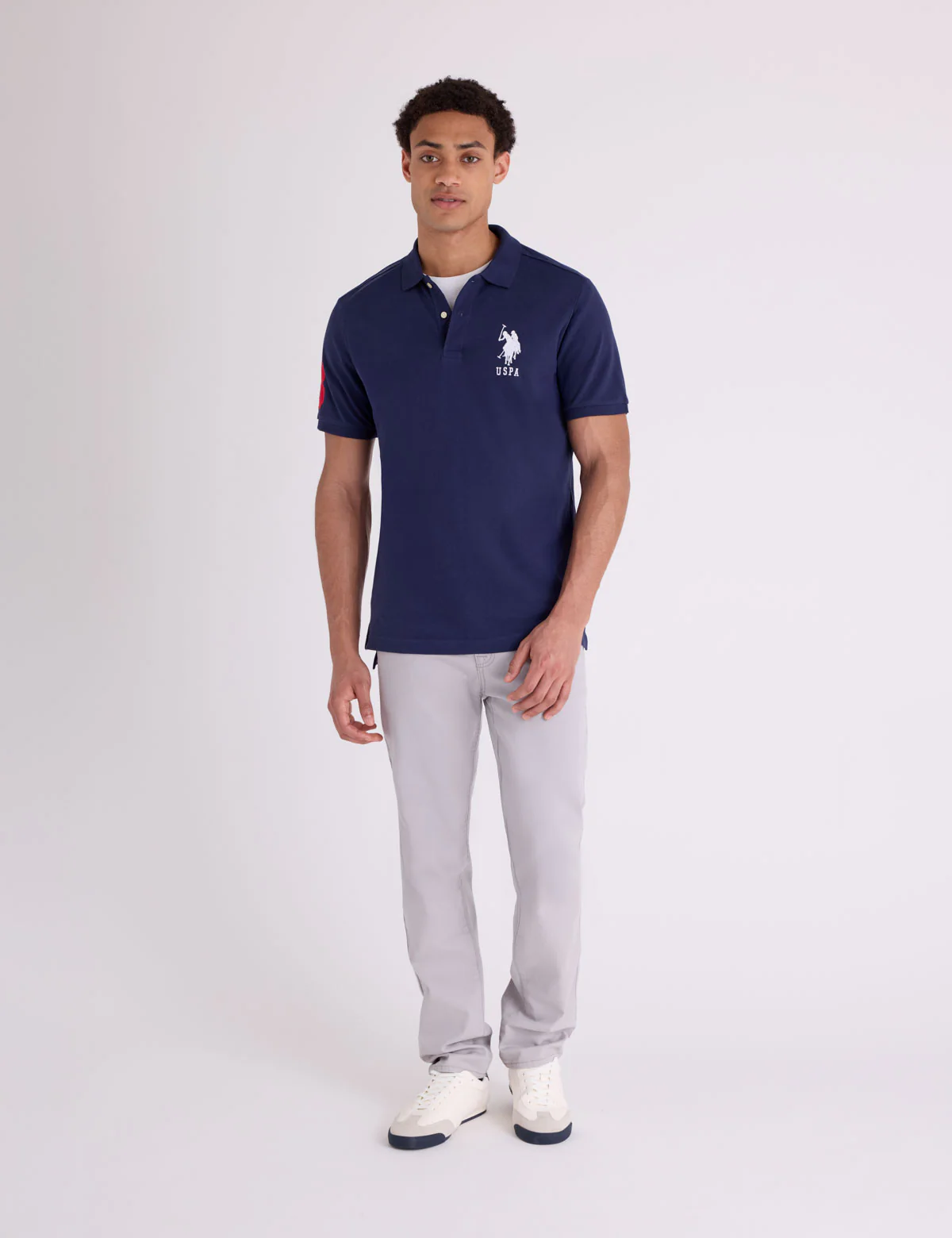 BIG LOGO SOLID POLO SHIRT - Image 4