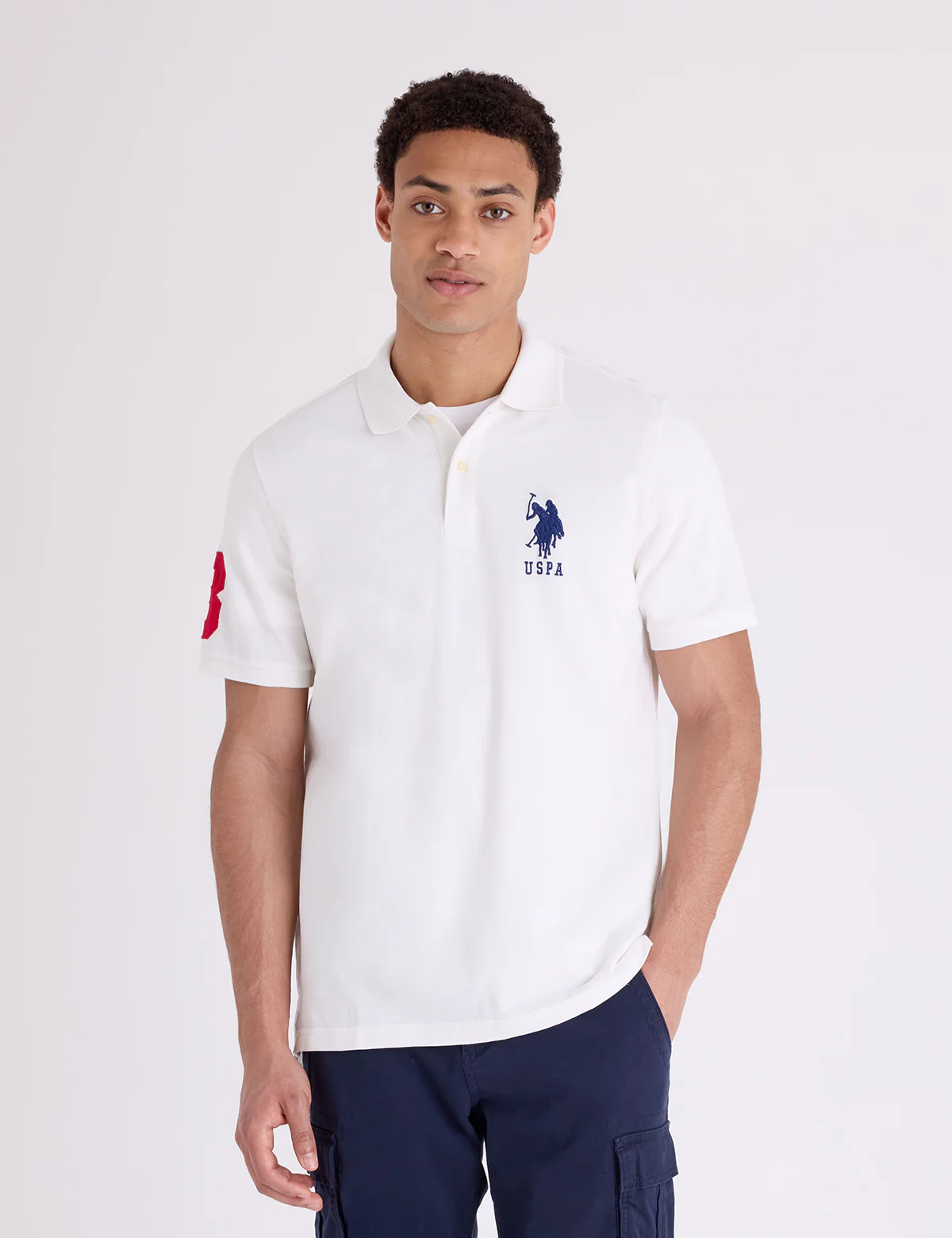 BIG LOGO SOLID POLO SHIRT - Image 8