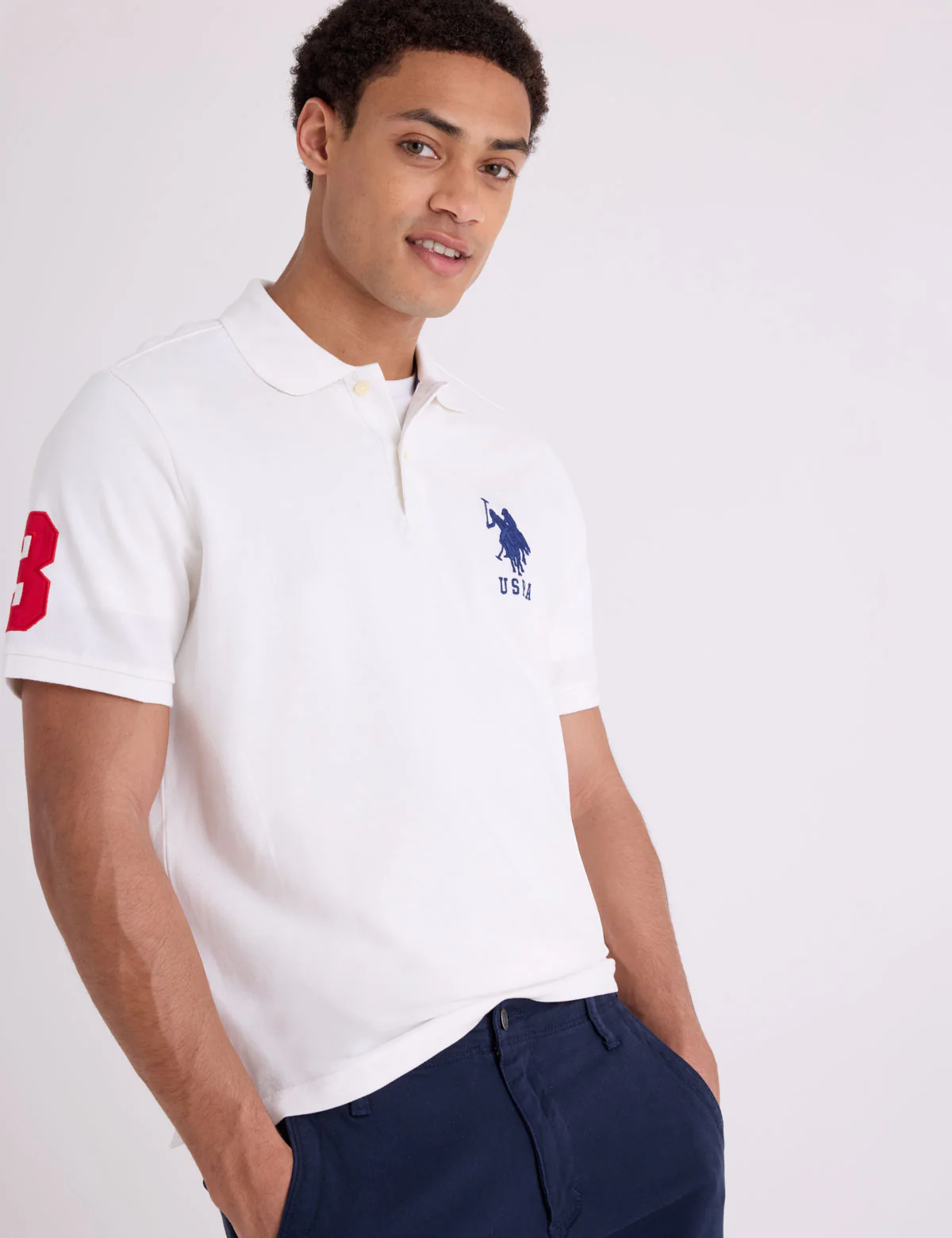 BIG LOGO SOLID POLO SHIRT - Image 9