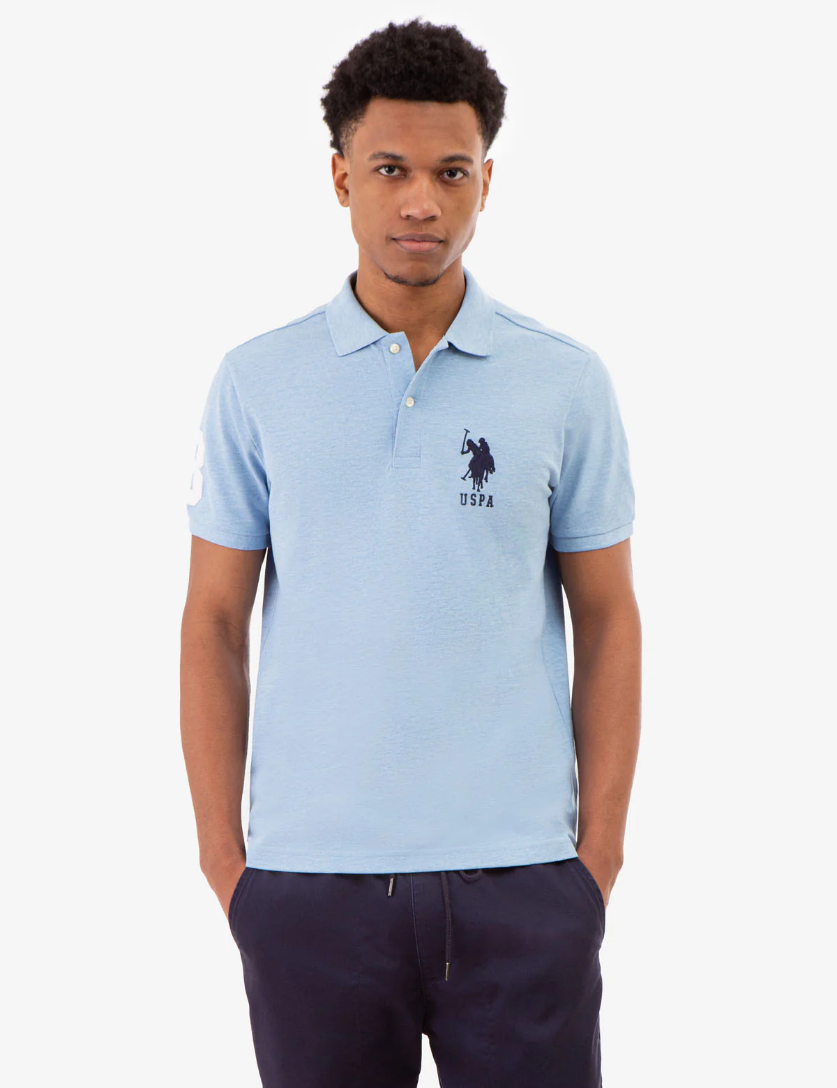 SOLID BIG LOGO POLO SHIRT - Image 6
