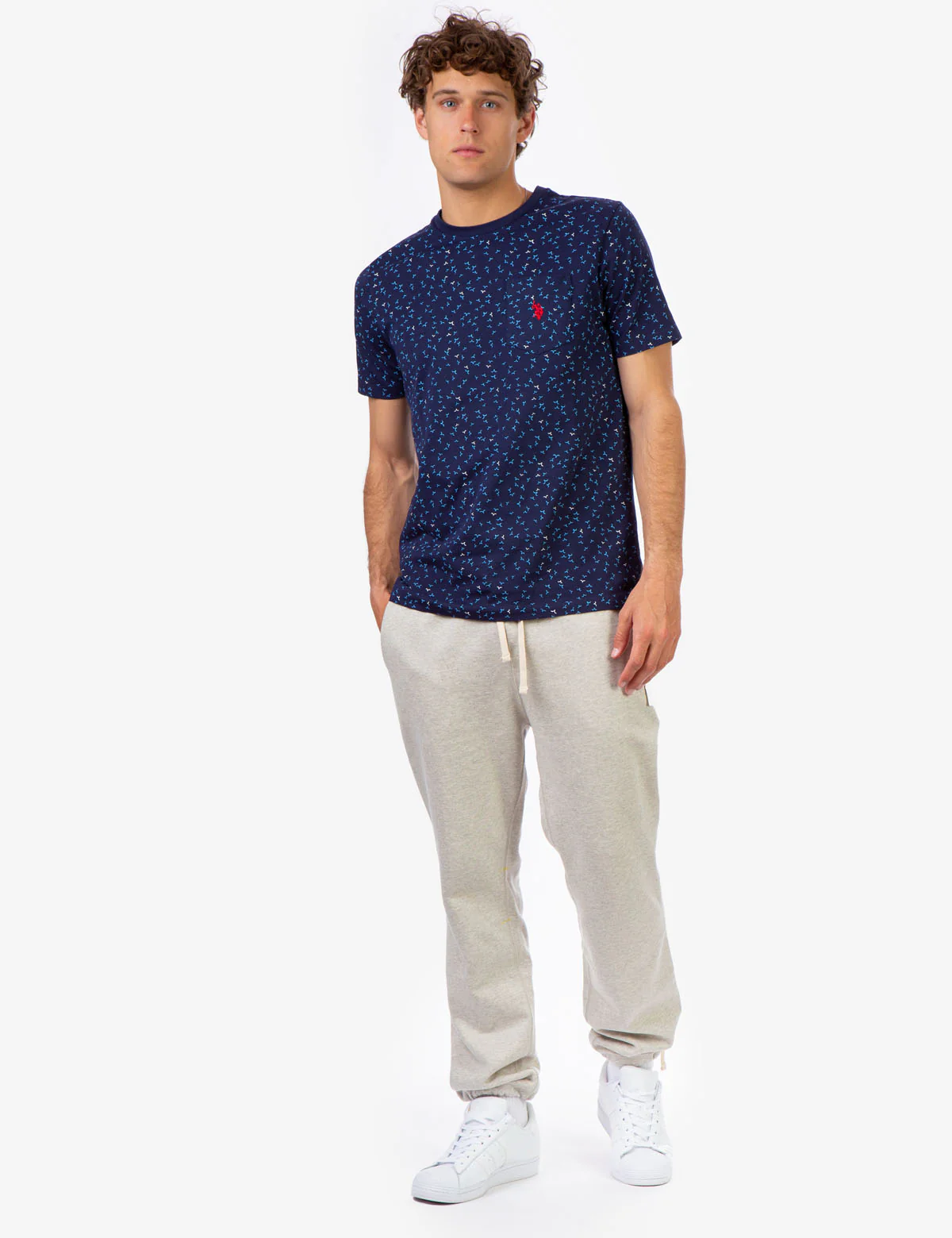 BIRD PRINT CREW NECK T-SHIRT - Image 2