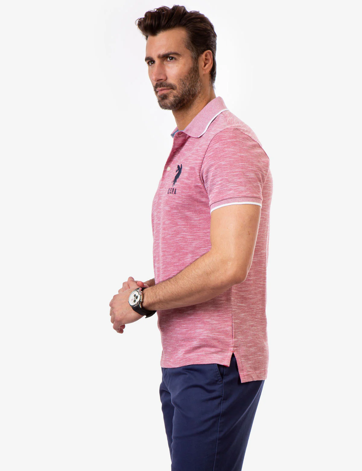 BIRDSEYE SLUB POLO SHIRT - Image 13