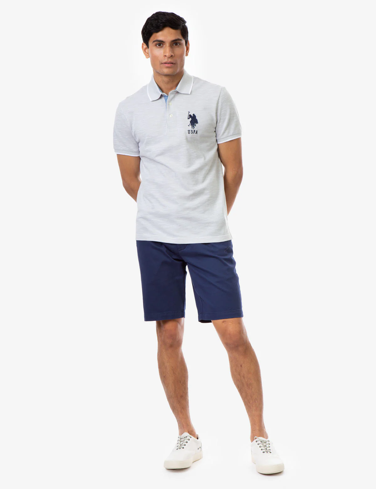 BIRDSEYE SLUB POLO SHIRT - Image 2