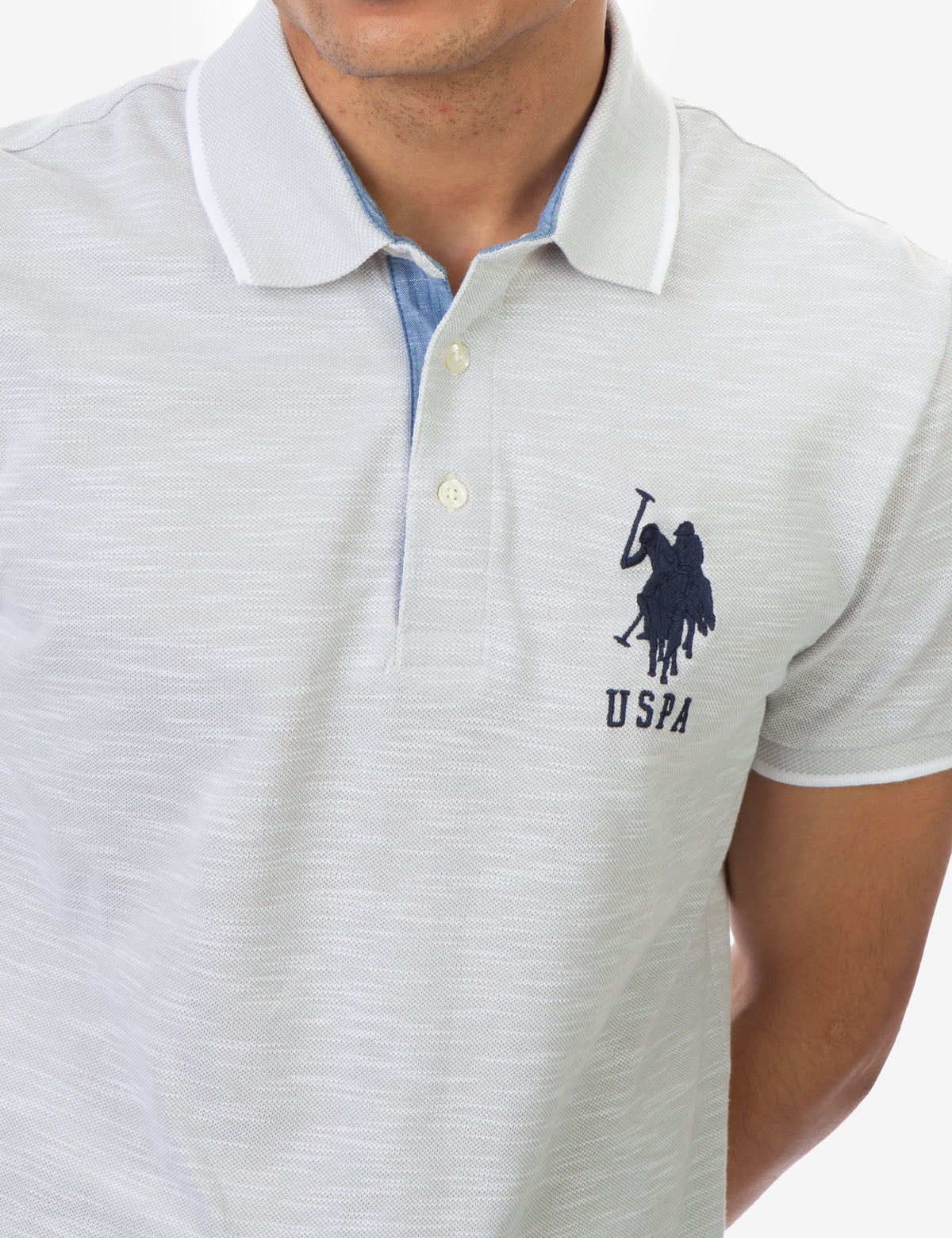 BIRDSEYE SLUB POLO SHIRT - Image 5