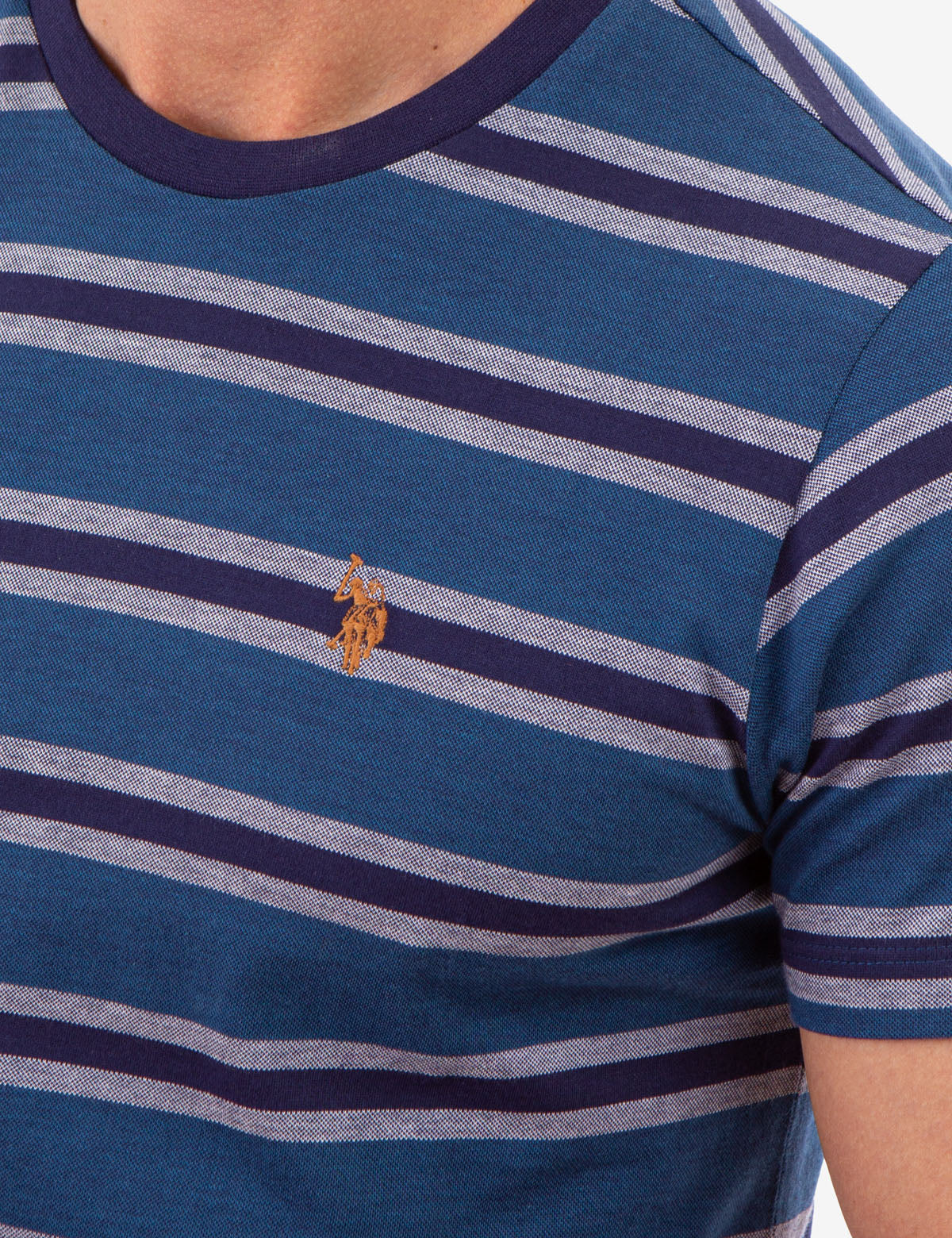 BIRDSEYE STRIPE JERSEY T-SHIRT - Image 8