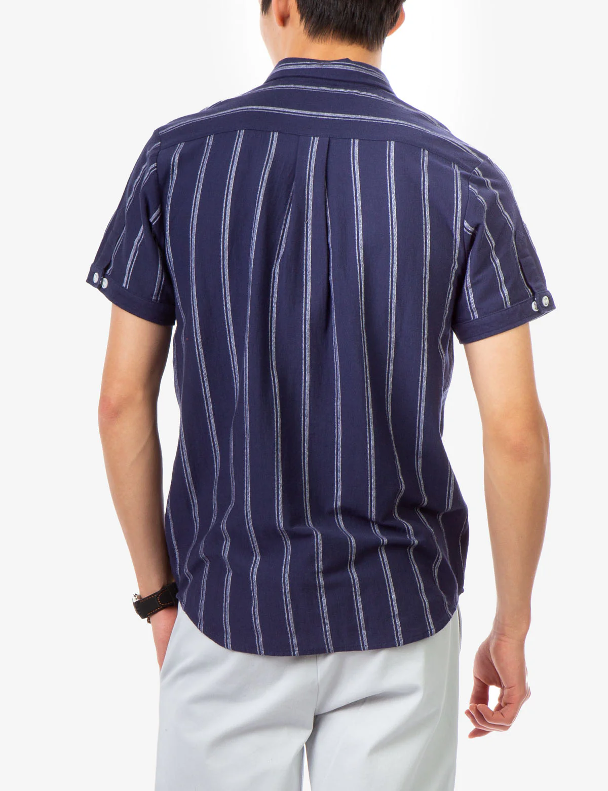 BIRDSEYE STRIPED JERSEY SHIRT - Image 10