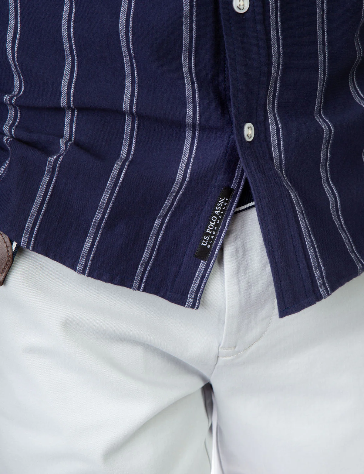 BIRDSEYE STRIPED JERSEY SHIRT - Image 12