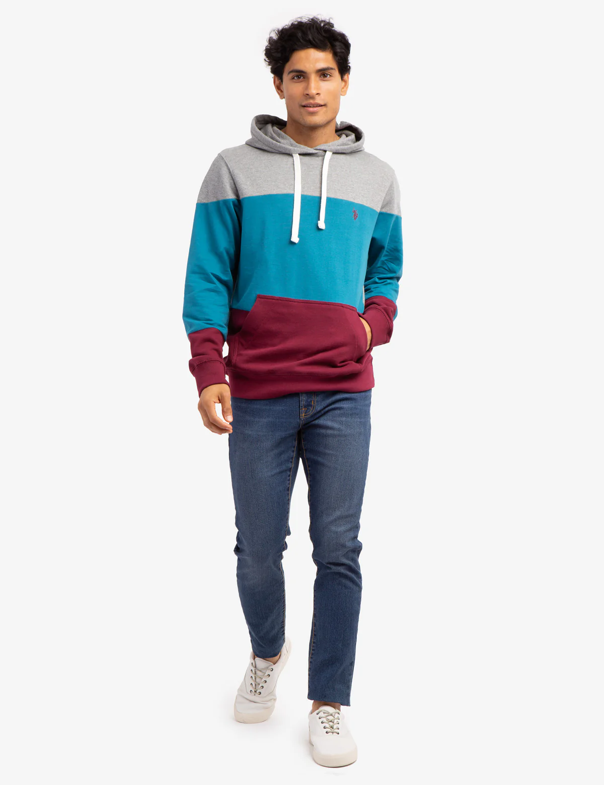 BLACK MALLET COLORBLOCK FRENCH TERRY HOODY - Image 2