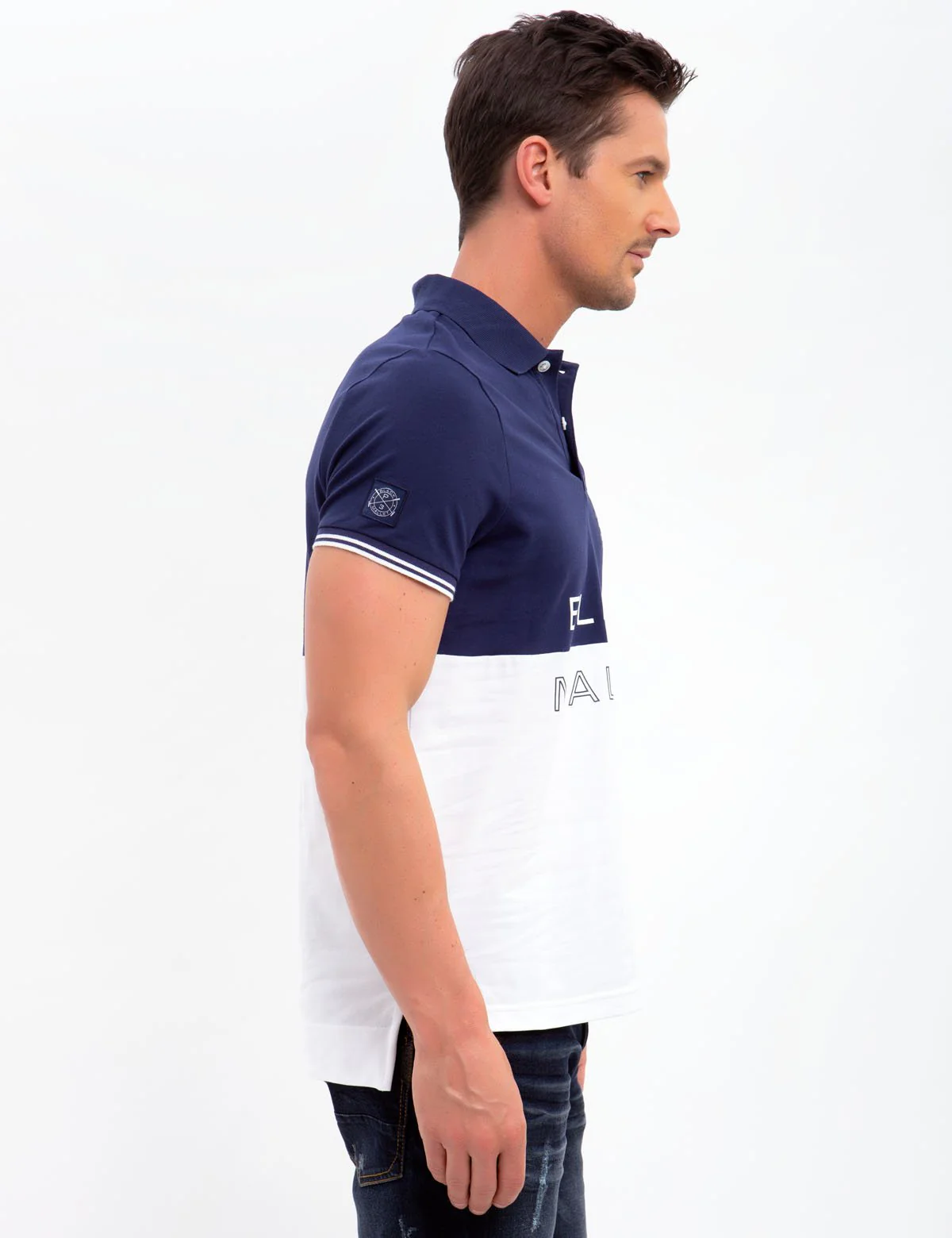 BLACK MALLET SLIM FIT STRETCH PIQUE POLO SHIRT - Image 11