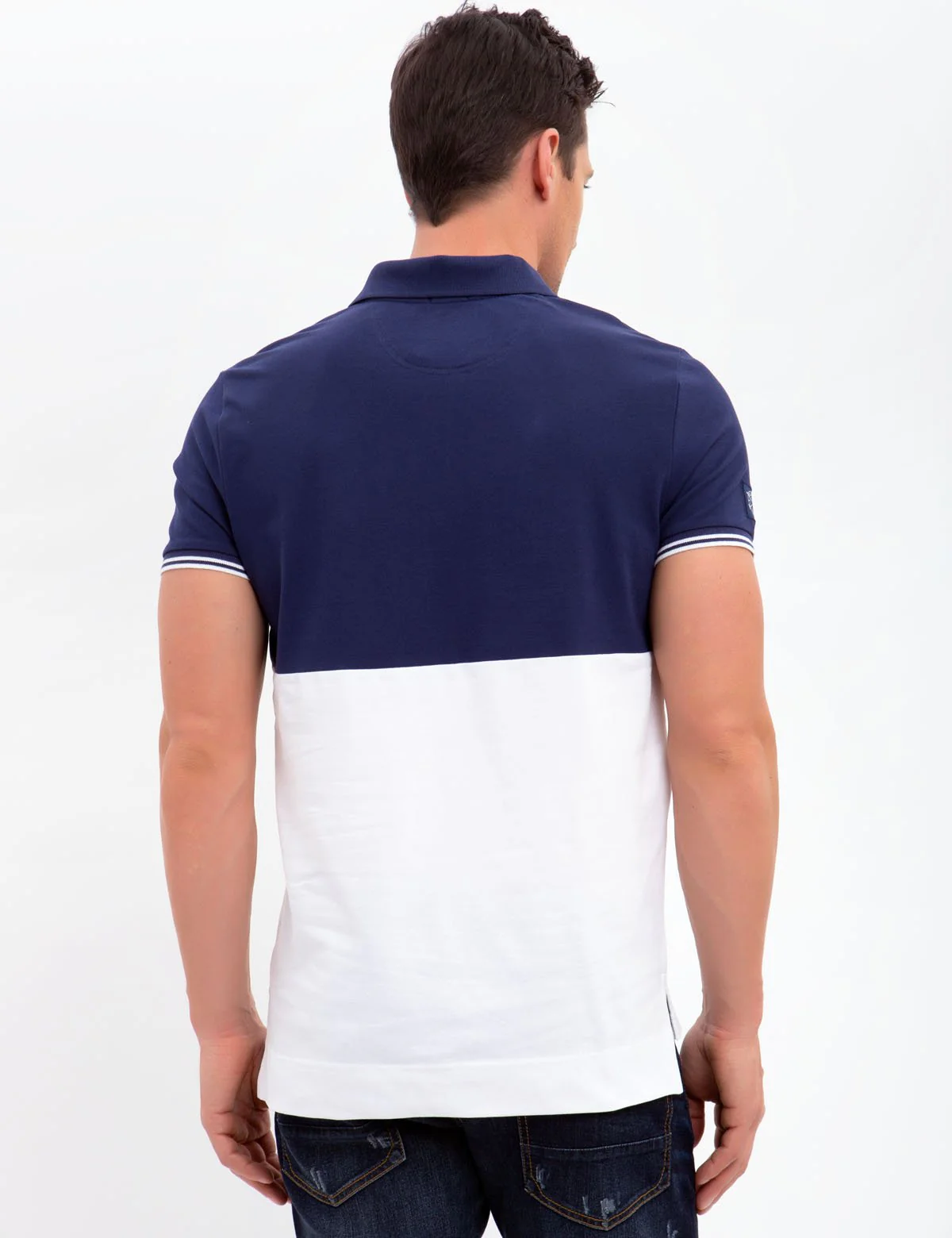 BLACK MALLET SLIM FIT STRETCH PIQUE POLO SHIRT - Image 12