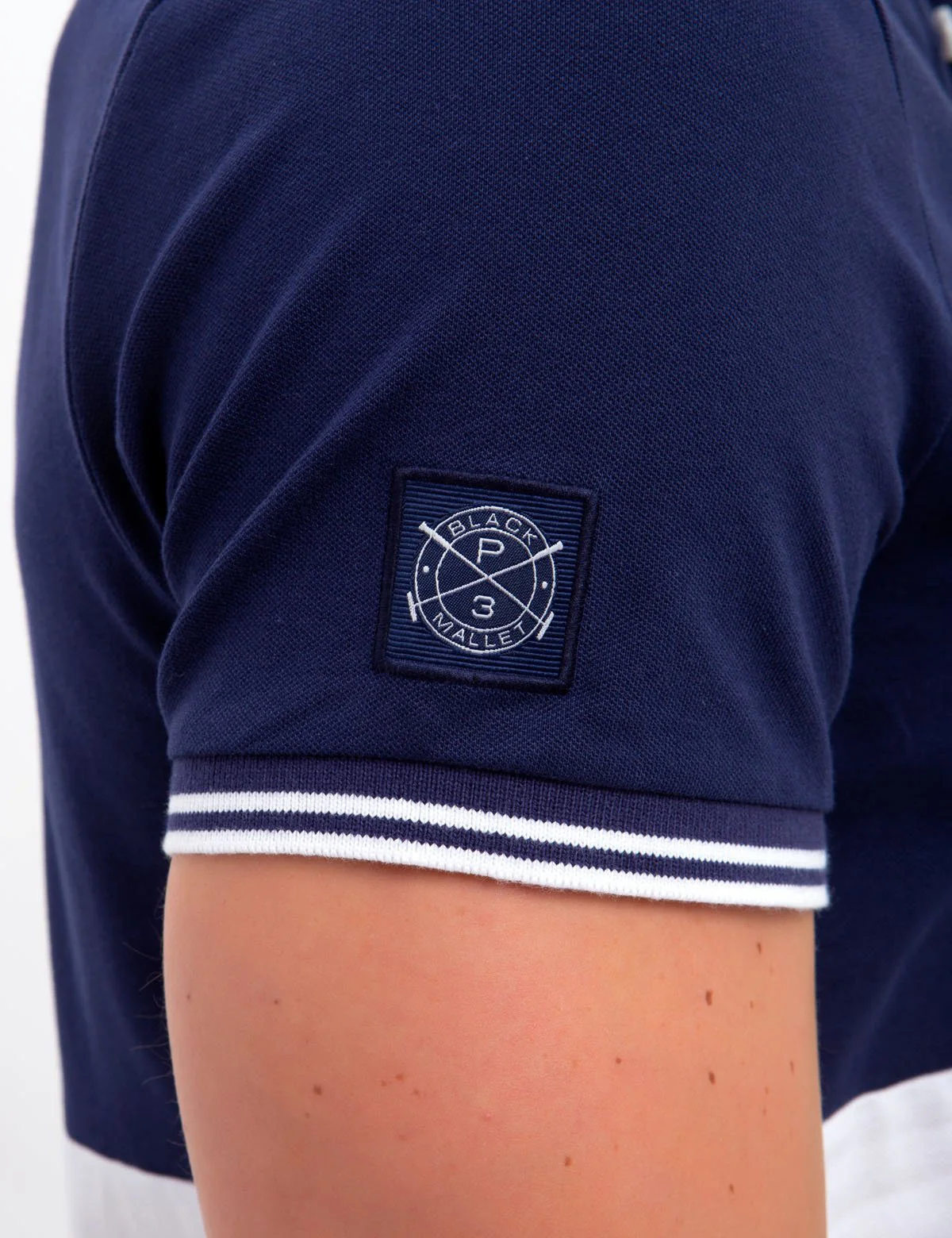 BLACK MALLET SLIM FIT STRETCH PIQUE POLO SHIRT - Image 14