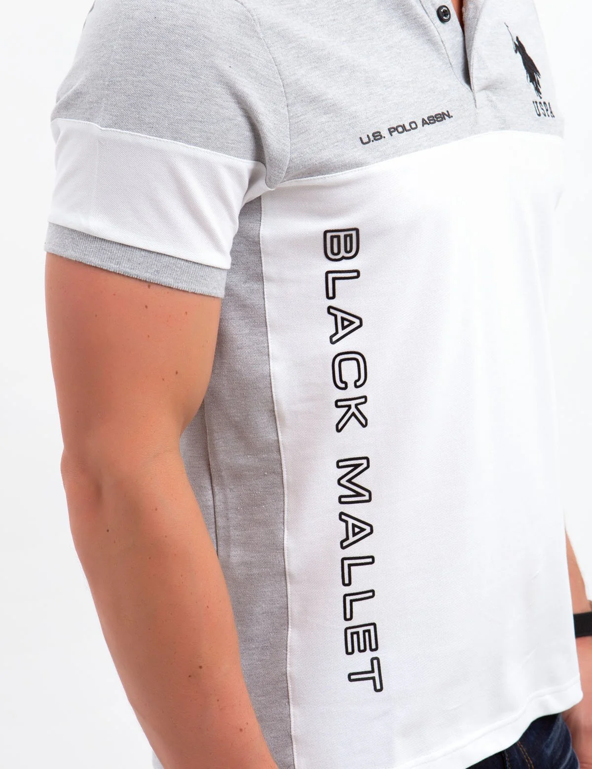 BLACK MALLET SLIM FIT STRETCH PIQUE POLO SHIRT - Image 15