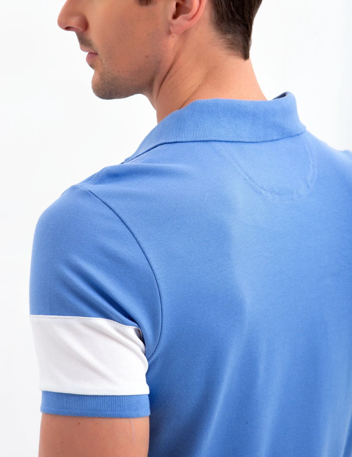 BLACK MALLET SLIM FIT STRETCH PIQUE POLO SHIRT - Image 5