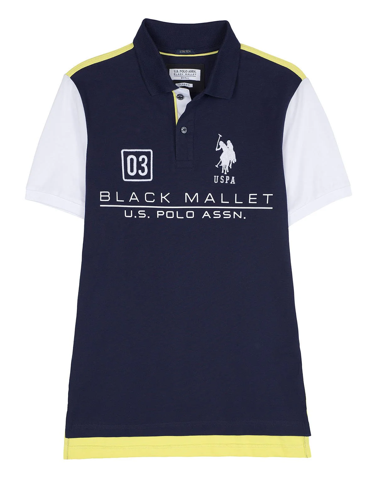 BLACK MALLET LOGO POLO SHIRT - Image 12