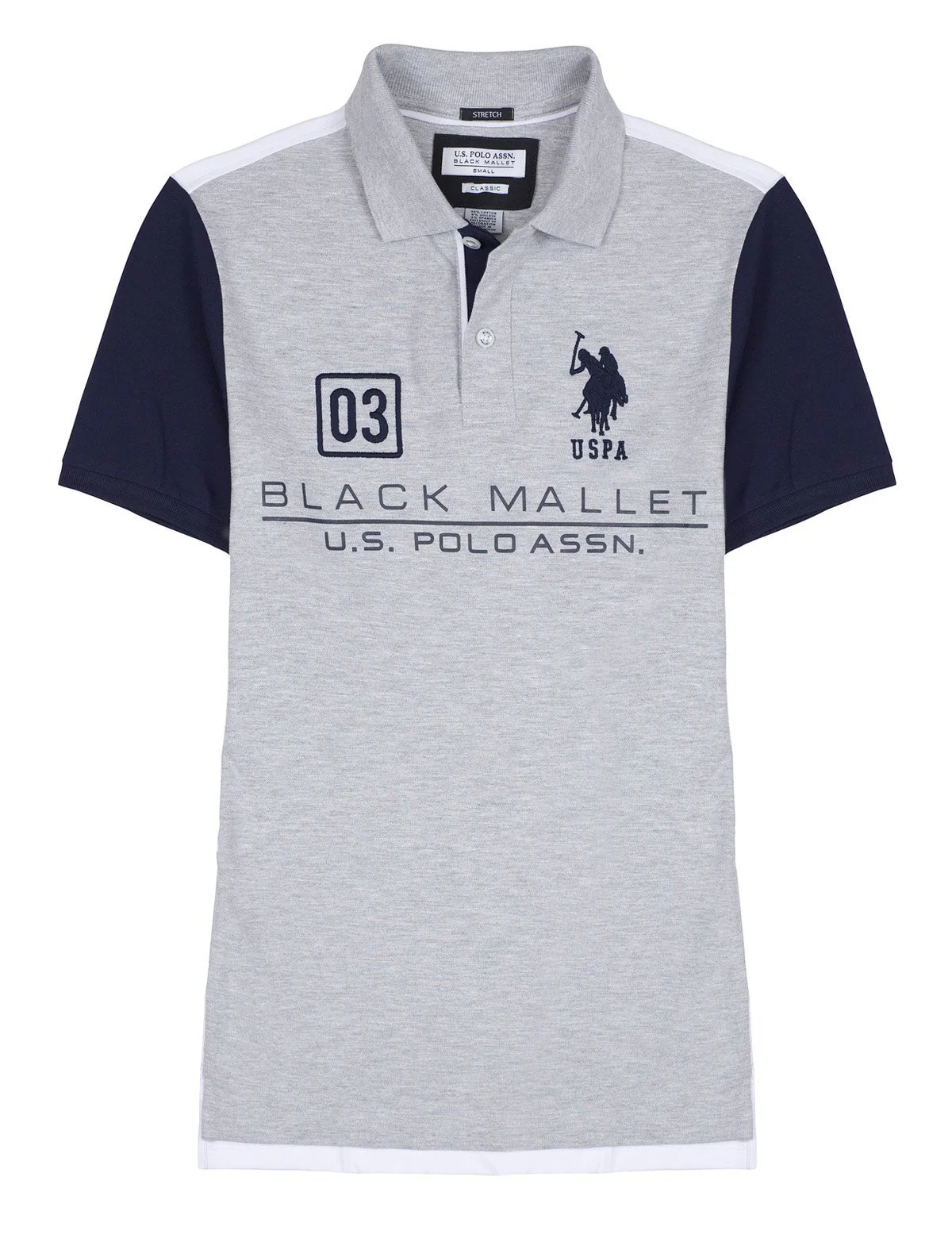 BLACK MALLET LOGO POLO SHIRT - Image 17