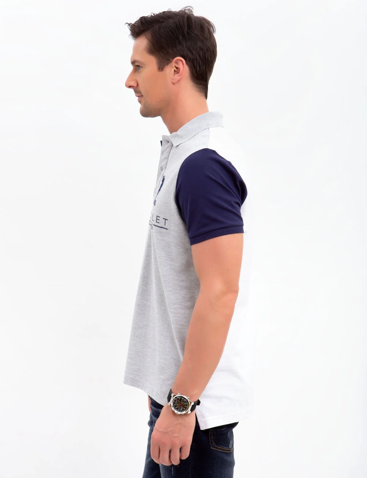 BLACK MALLET LOGO POLO SHIRT - Image 19