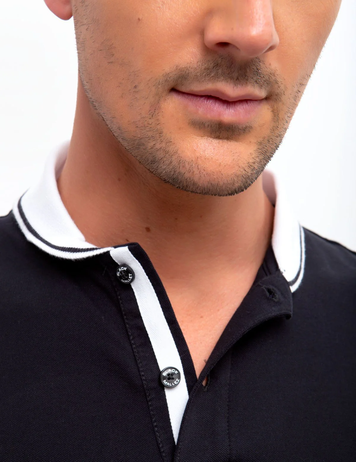 BLACK MALLET POLO SHIRT - Image 11