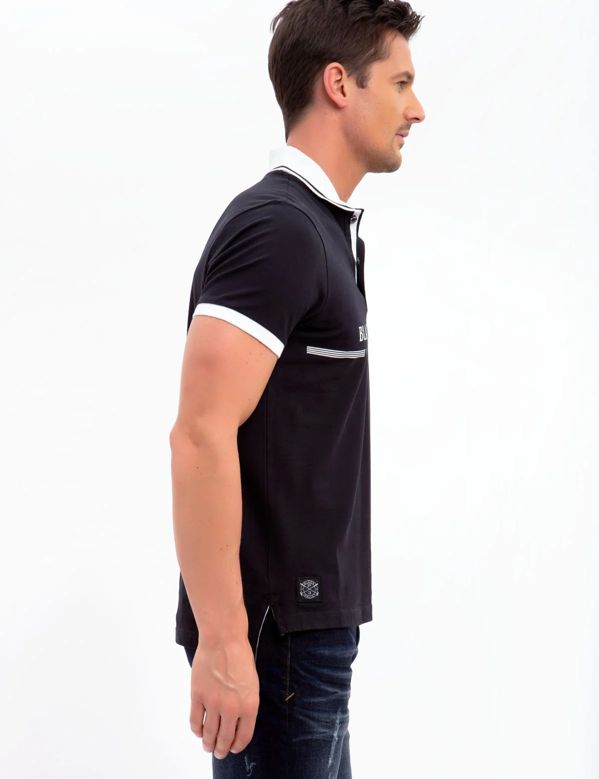 BLACK MALLET POLO SHIRT - Image 18