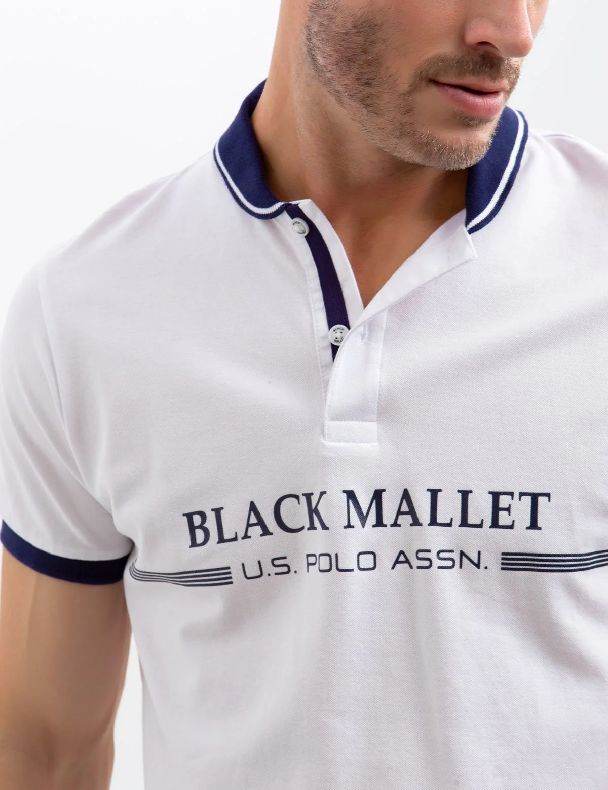 BLACK MALLET POLO SHIRT - Image 5