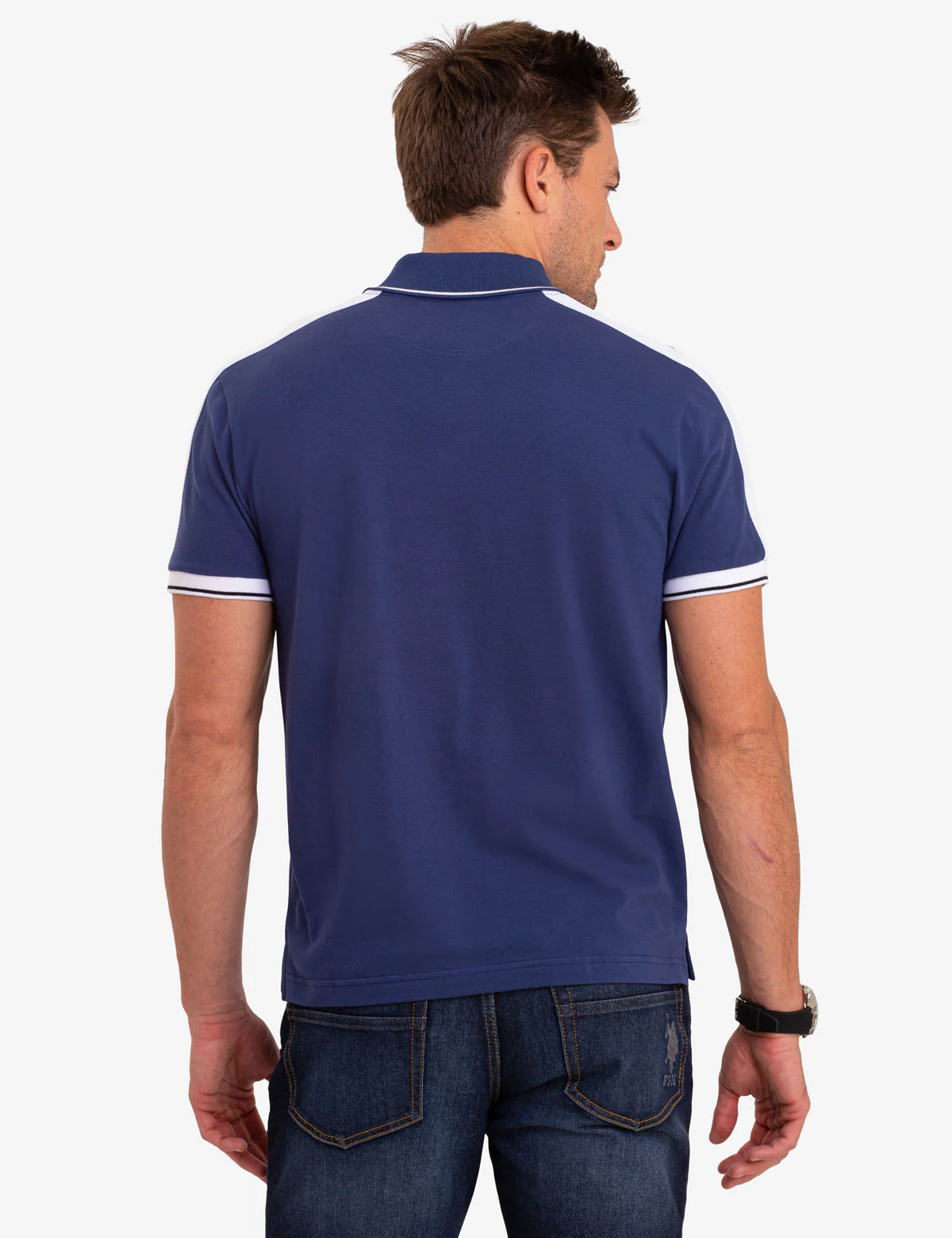 BLACK MALLET SHAWL COLLAR POLO SHIRT - Image 7