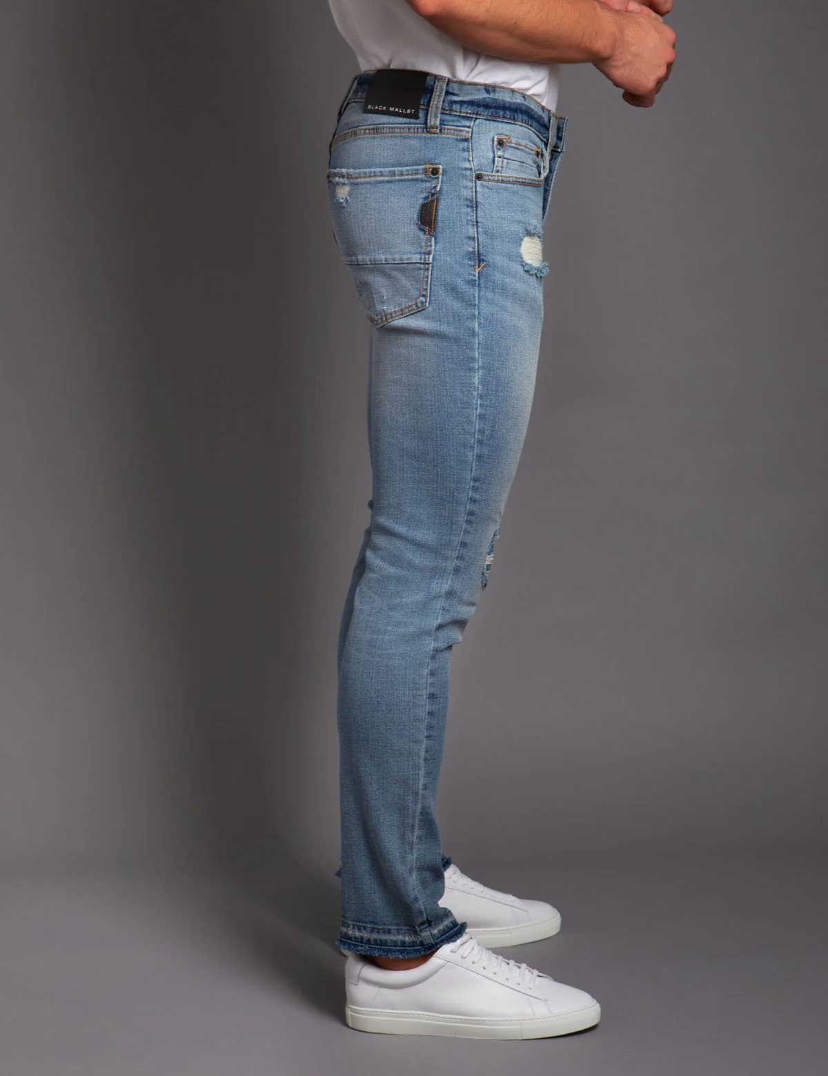 BLACK MALLET SKINNY FIT DENIM - Image 3