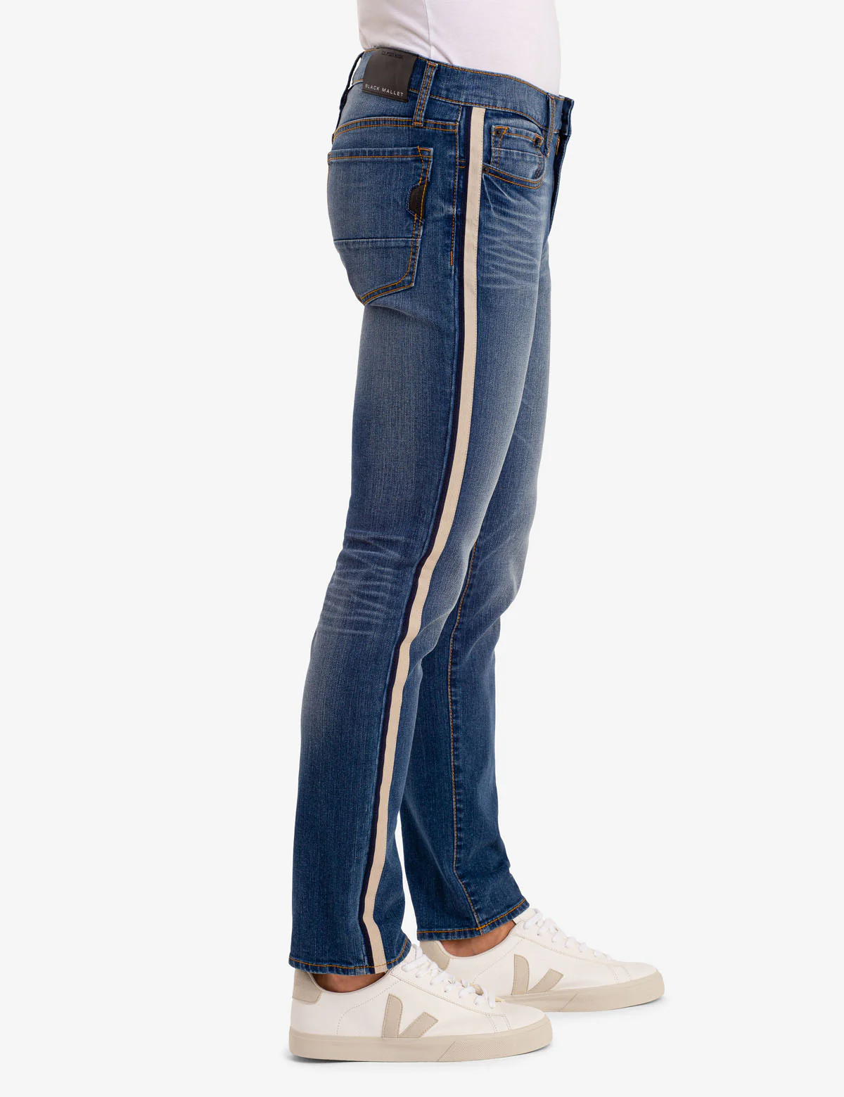 BLACK MALLET SKINNY JEANS - Image 2