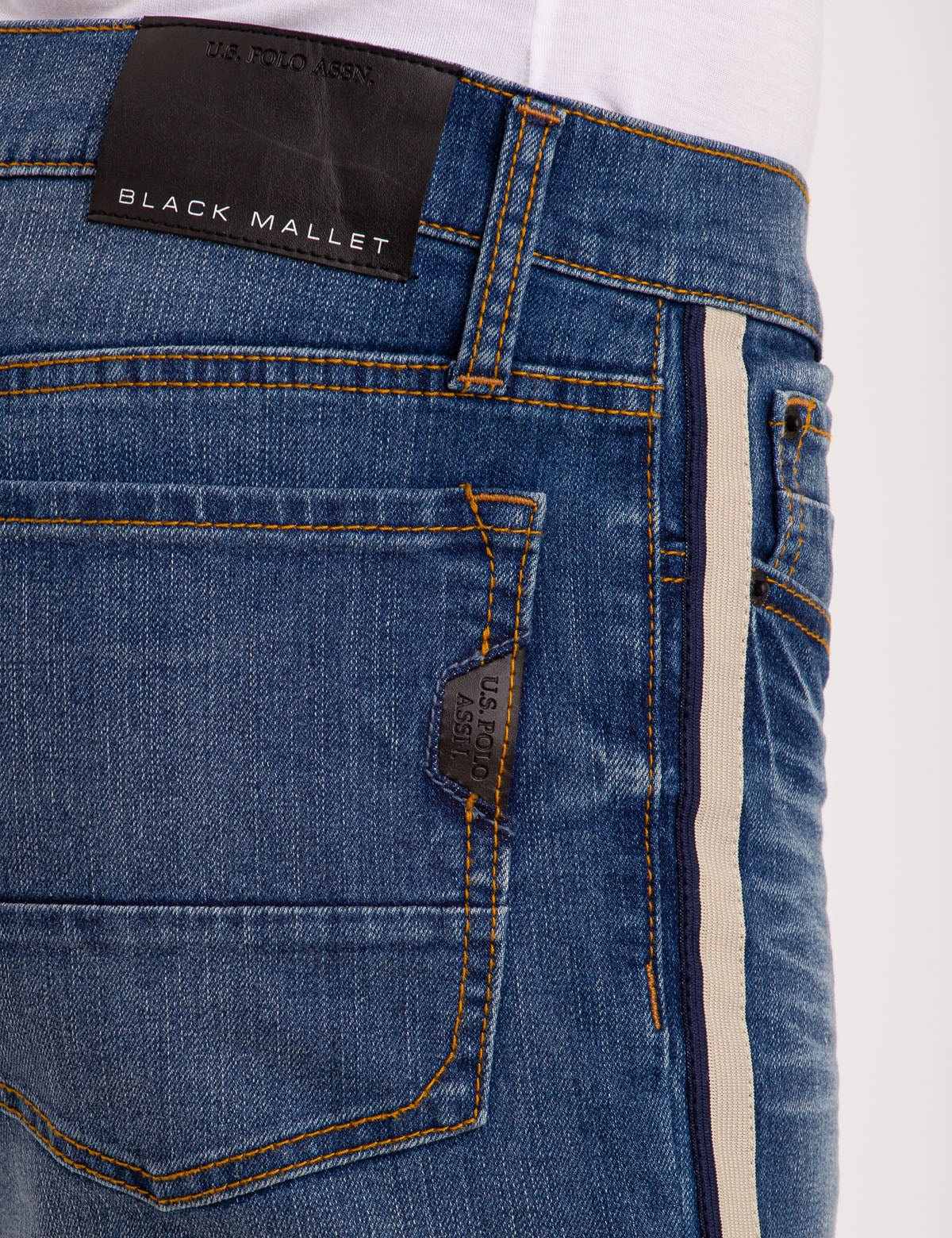 BLACK MALLET SKINNY JEANS - Image 4