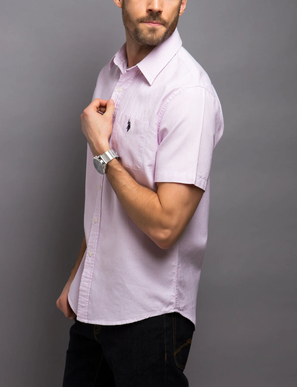 BLACK MALLET SLIM FIT SHIRT - Image 10