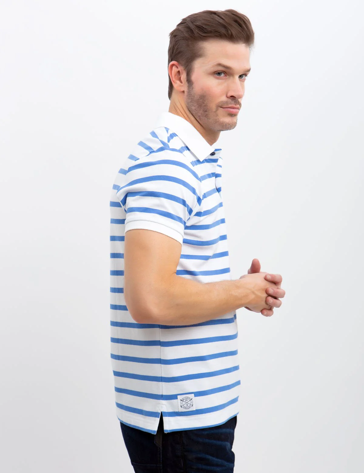 BLACK MALLET STRIPED POLO SHIRT - Image 12