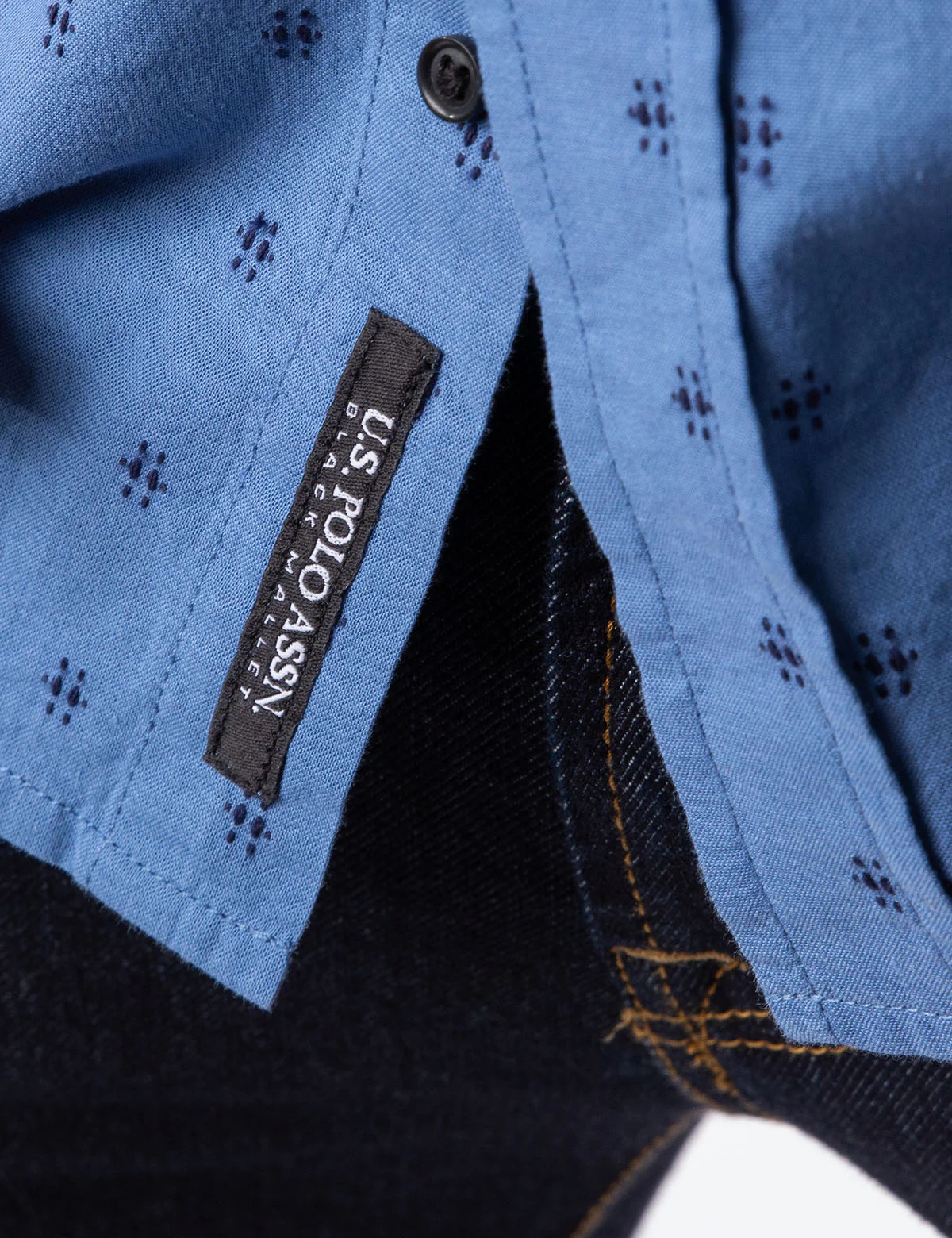 BLACK MALLET SWISS DOT SHIRT - Image 5