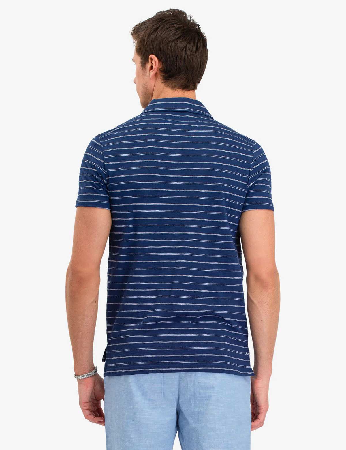 BLACK MALLET VERTICAL LOGO POLO SHIRT - Image 7