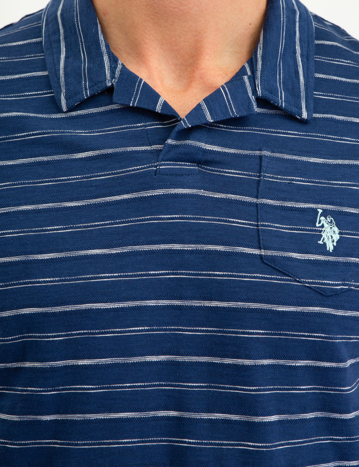 BLACK MALLET VERTICAL LOGO POLO SHIRT - Image 8