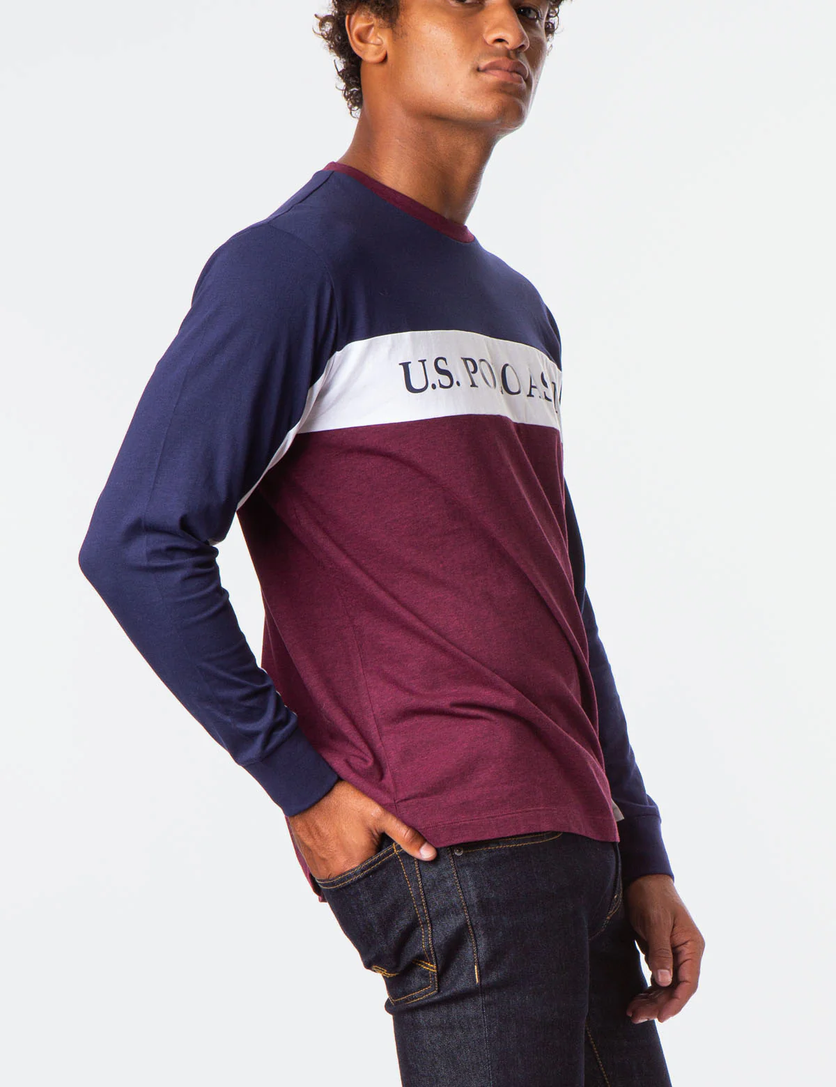 BLOCKED LOGO LONG SLEEVE SHIRT - Image 6