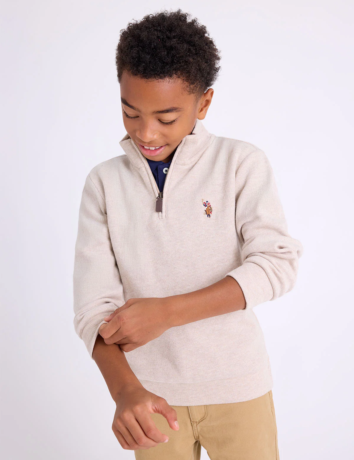 BOYS 1/4 ZIP FLATBACK PULLOVER - Image 14