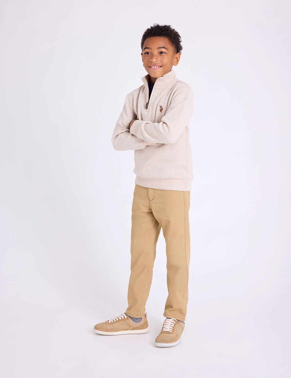 BOYS 1/4 ZIP FLATBACK PULLOVER - Image 15
