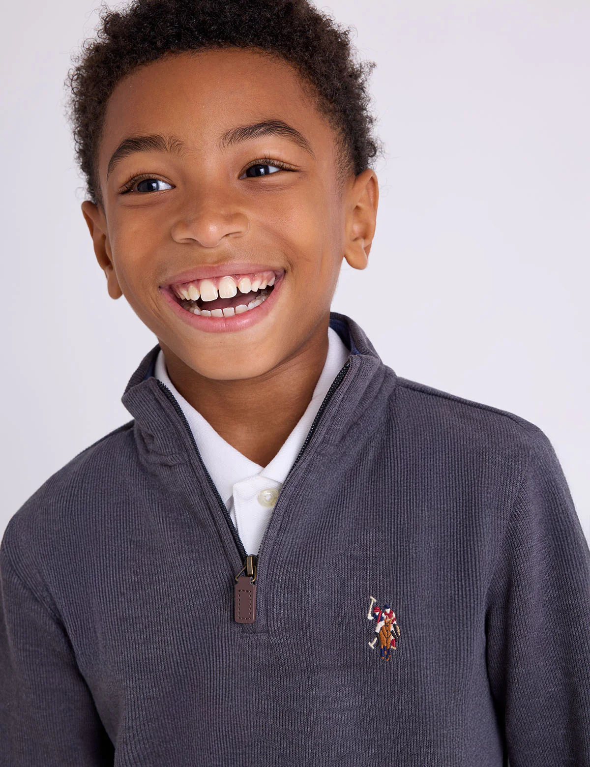 BOYS 1/4 ZIP FLATBACK PULLOVER - Image 6