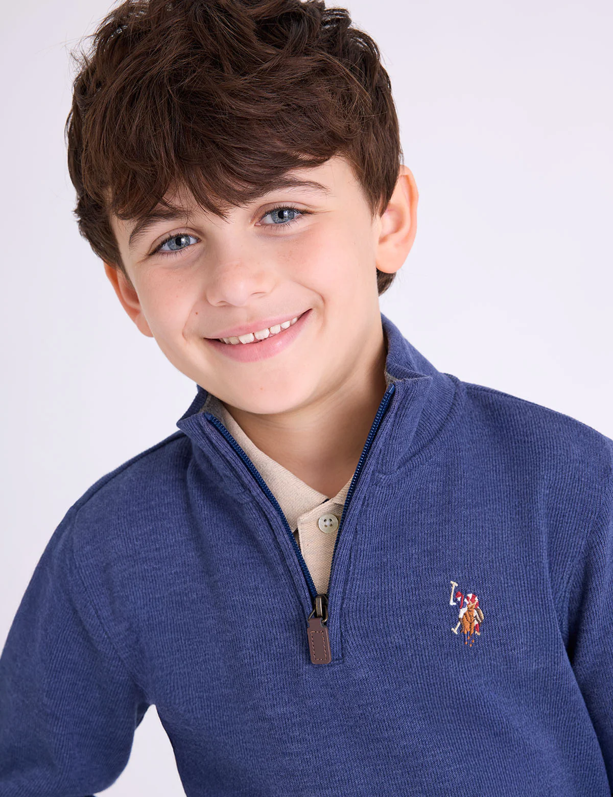BOYS 1/4 ZIP FLATBACK PULLOVER - Image 7