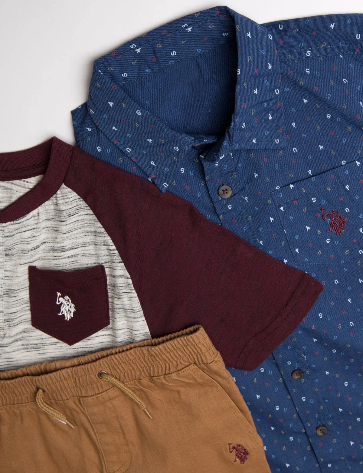 BOYS 3 PIECE SET - SHIRT, TEE & JOGGERS - Image 5