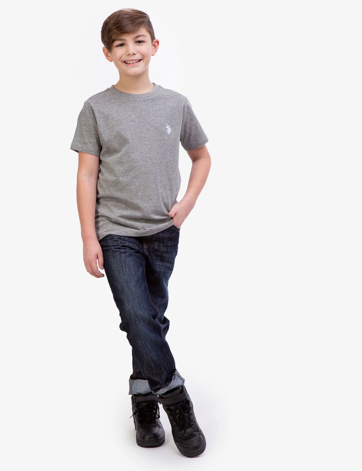 BOYS BASIC CREW NECK T-SHIRT - Image 20