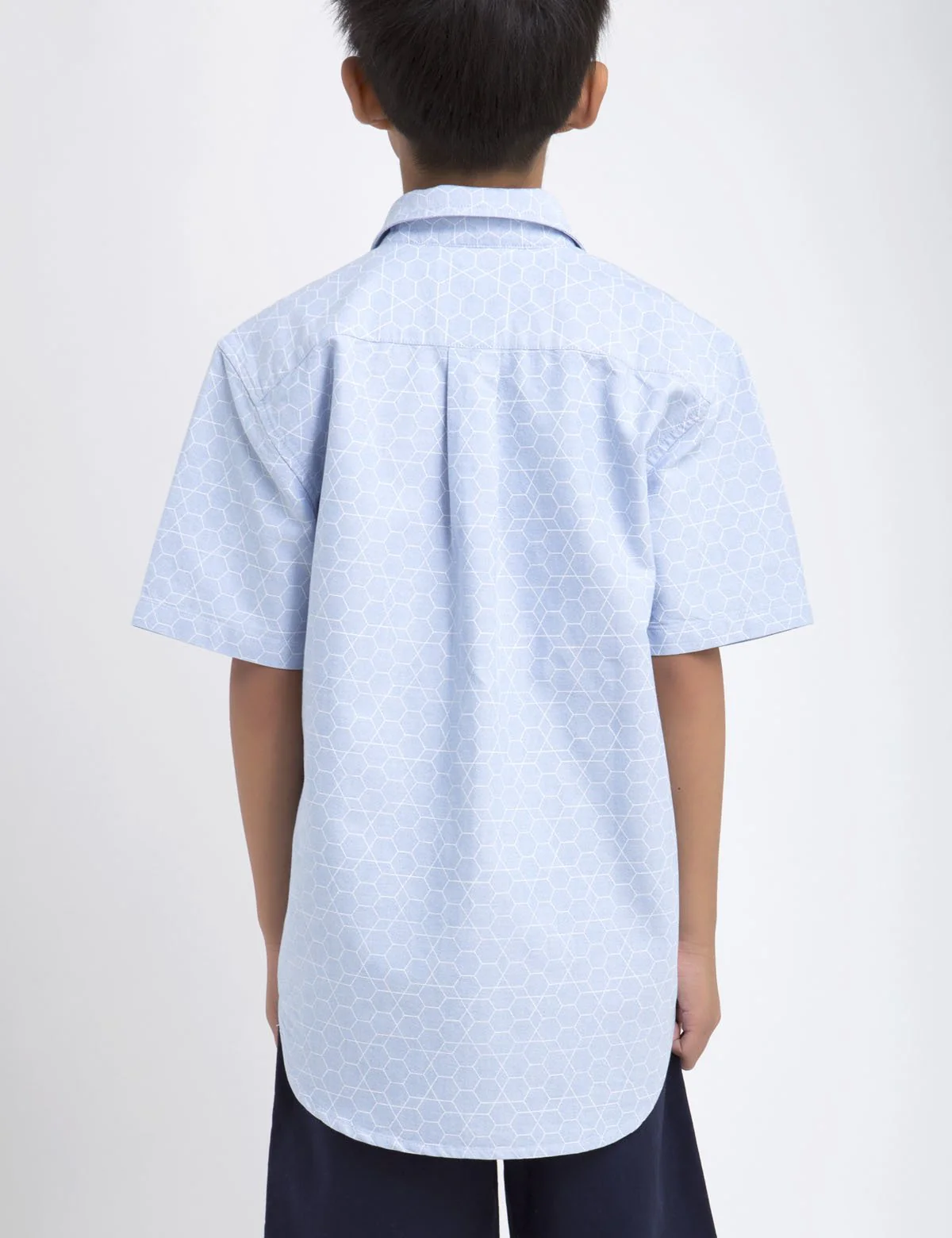 BOYS BLACK MALLET HONEYCOMB SHIRT - Image 6