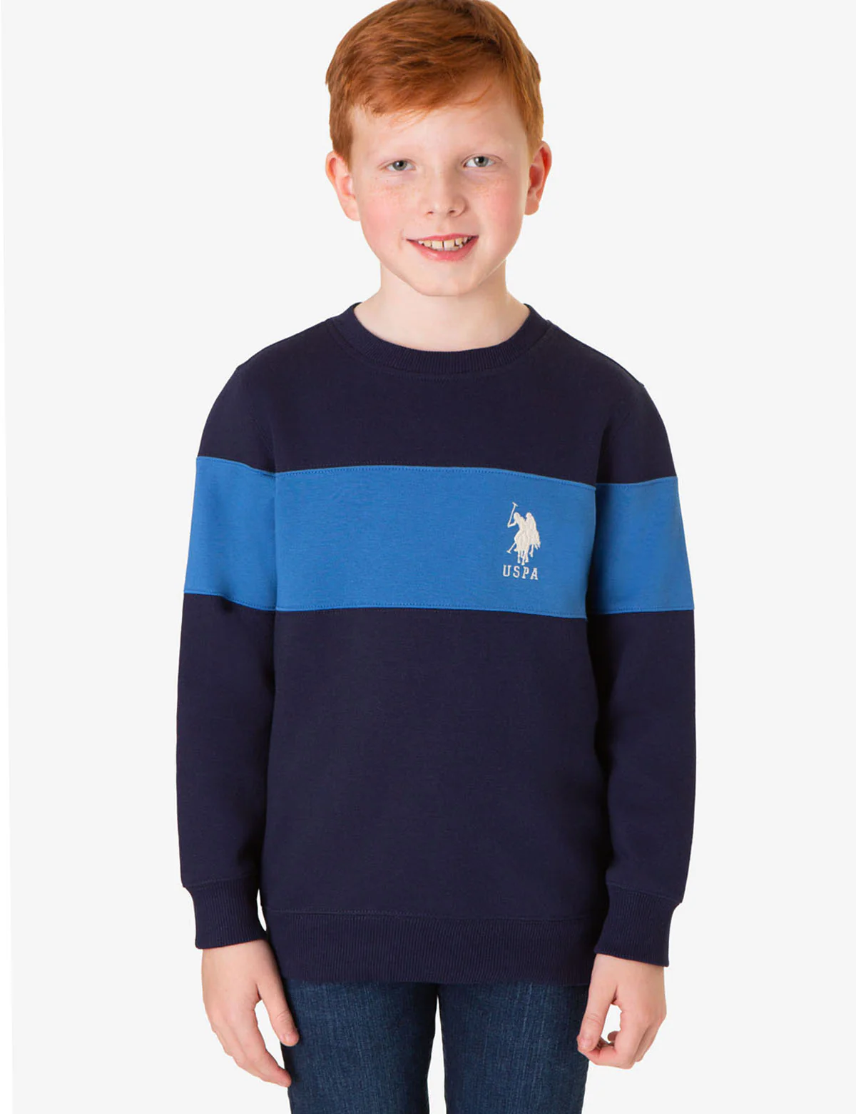 BOYS CHEST COLORBLOCK FLEECE PULLOVER - Image 3