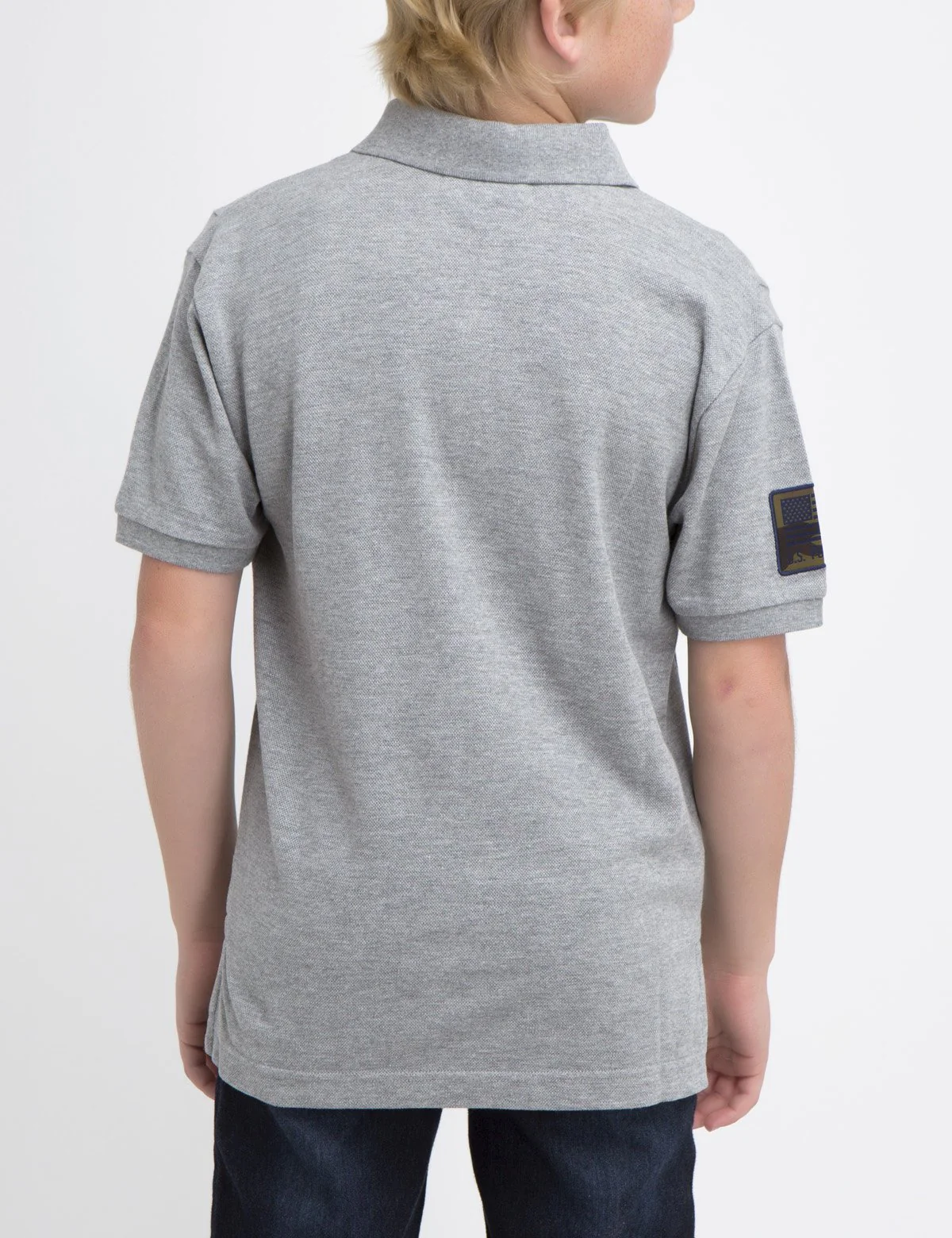BOYS CHEVRON POLO SHIRT - Image 3