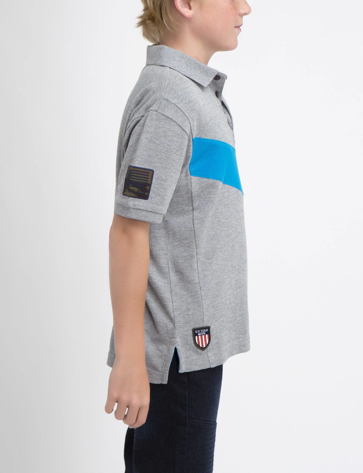 BOYS CHEVRON POLO SHIRT - Image 8