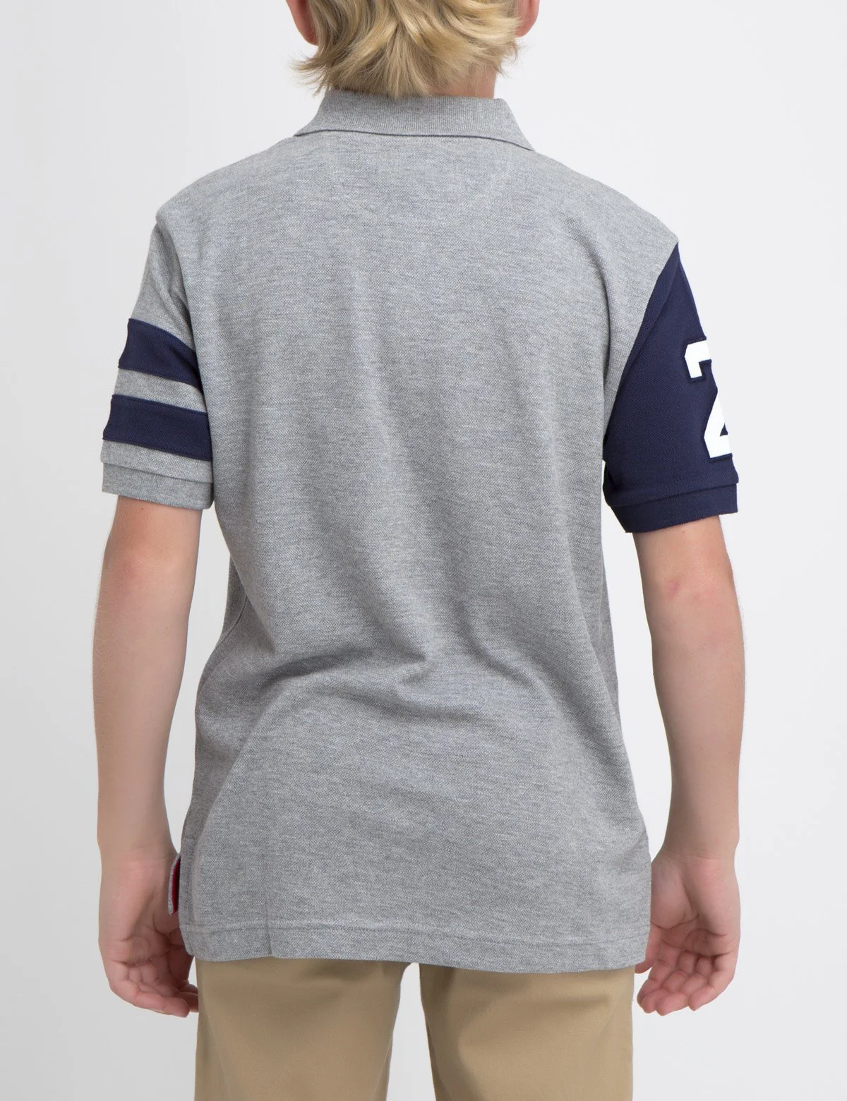 BOYS COLORBLOCK POLO SHIRT - Image 3